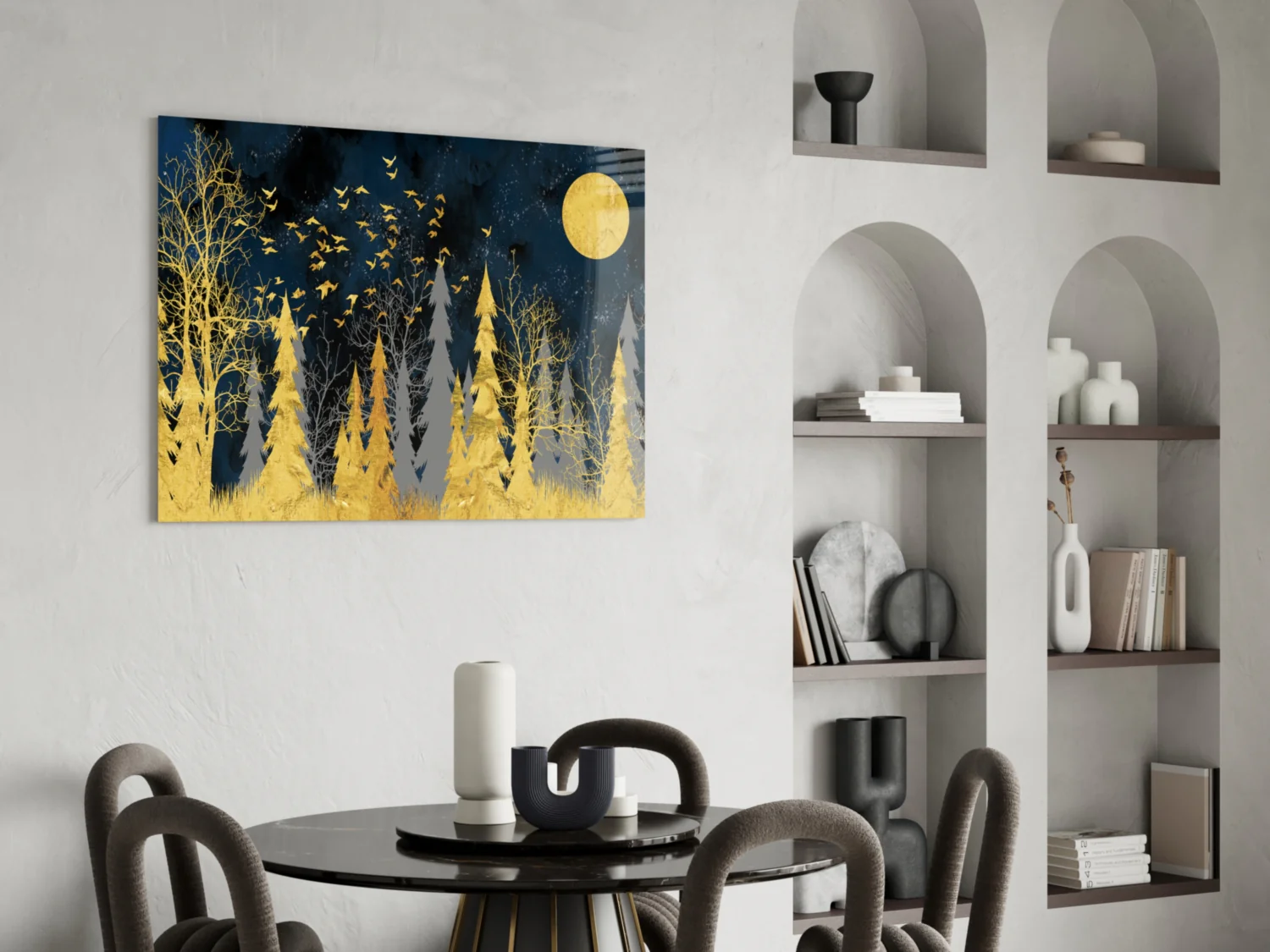 Colors of the Night Glass Wall Art - Image 5