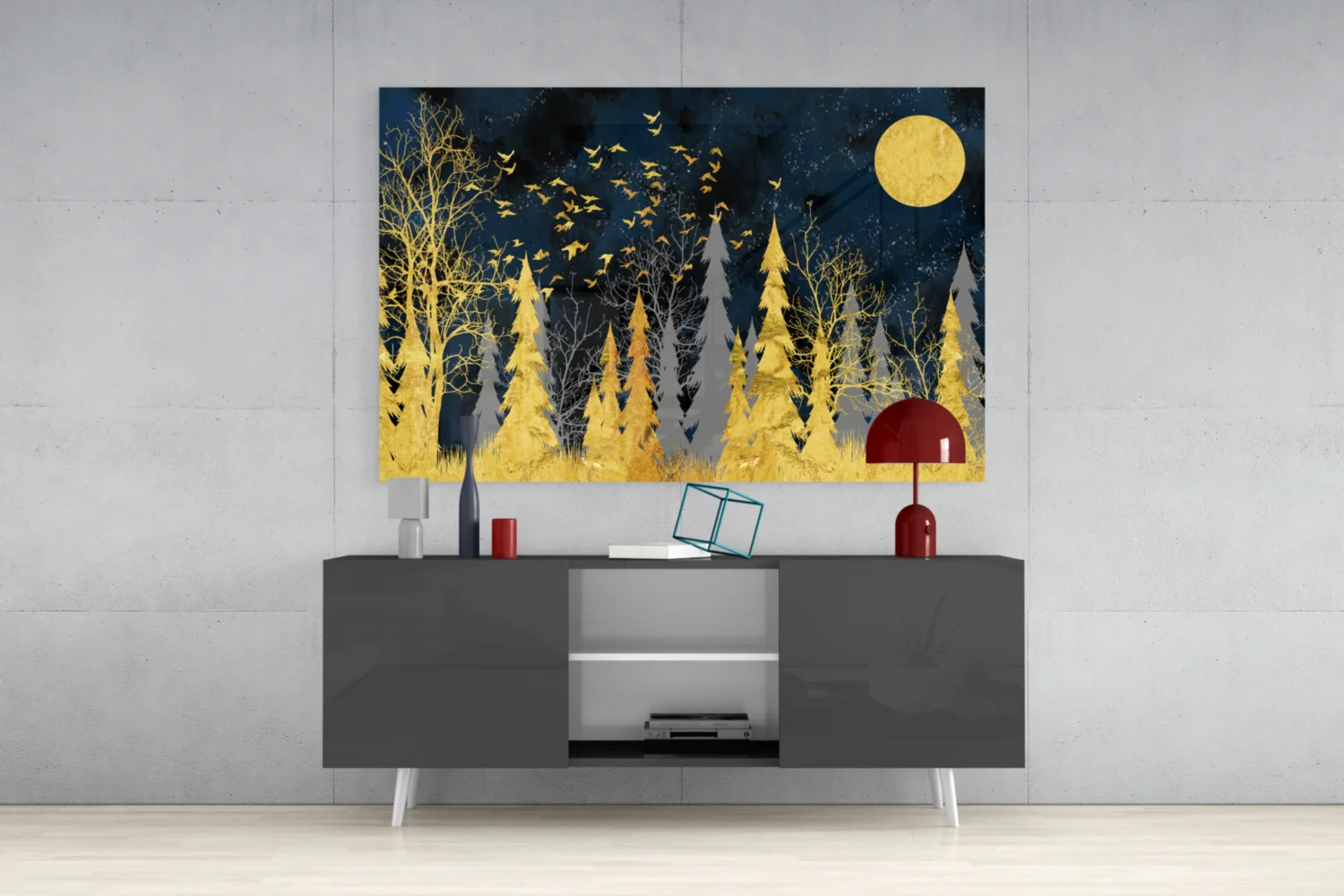 Colors of the Night Glass Wall Art - Image 8