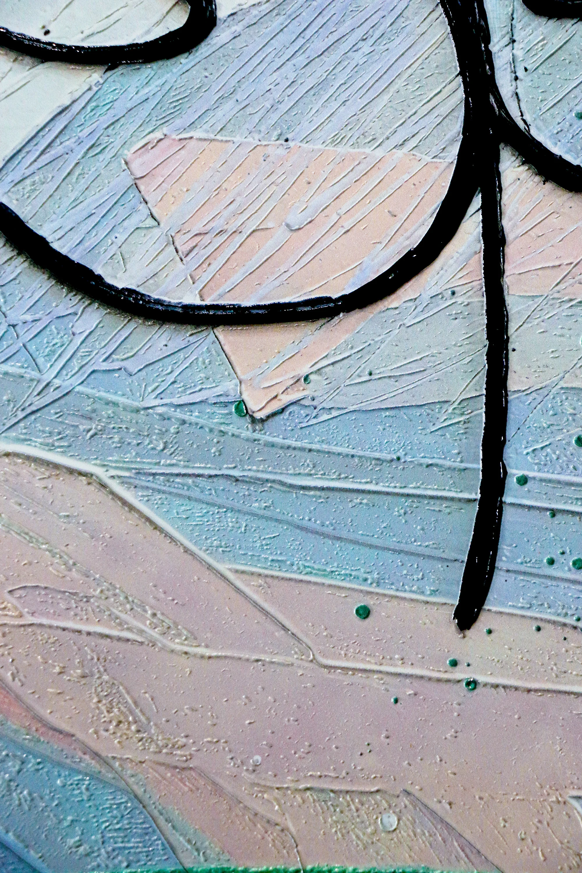Pastel Tropic Silhouette — 3D Haptic Embossed High-Gloss Luxury Wall Art - Image 4