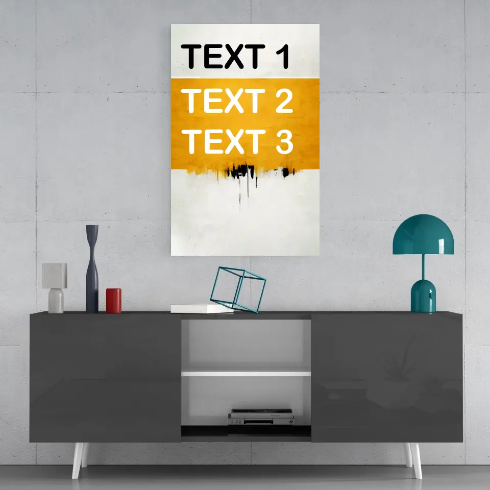 Personalized Slogan Glass Wall Art - Image 3