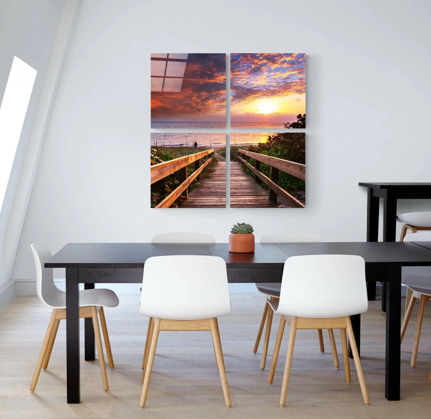 Horizon Line Quadro Glass Wall Art