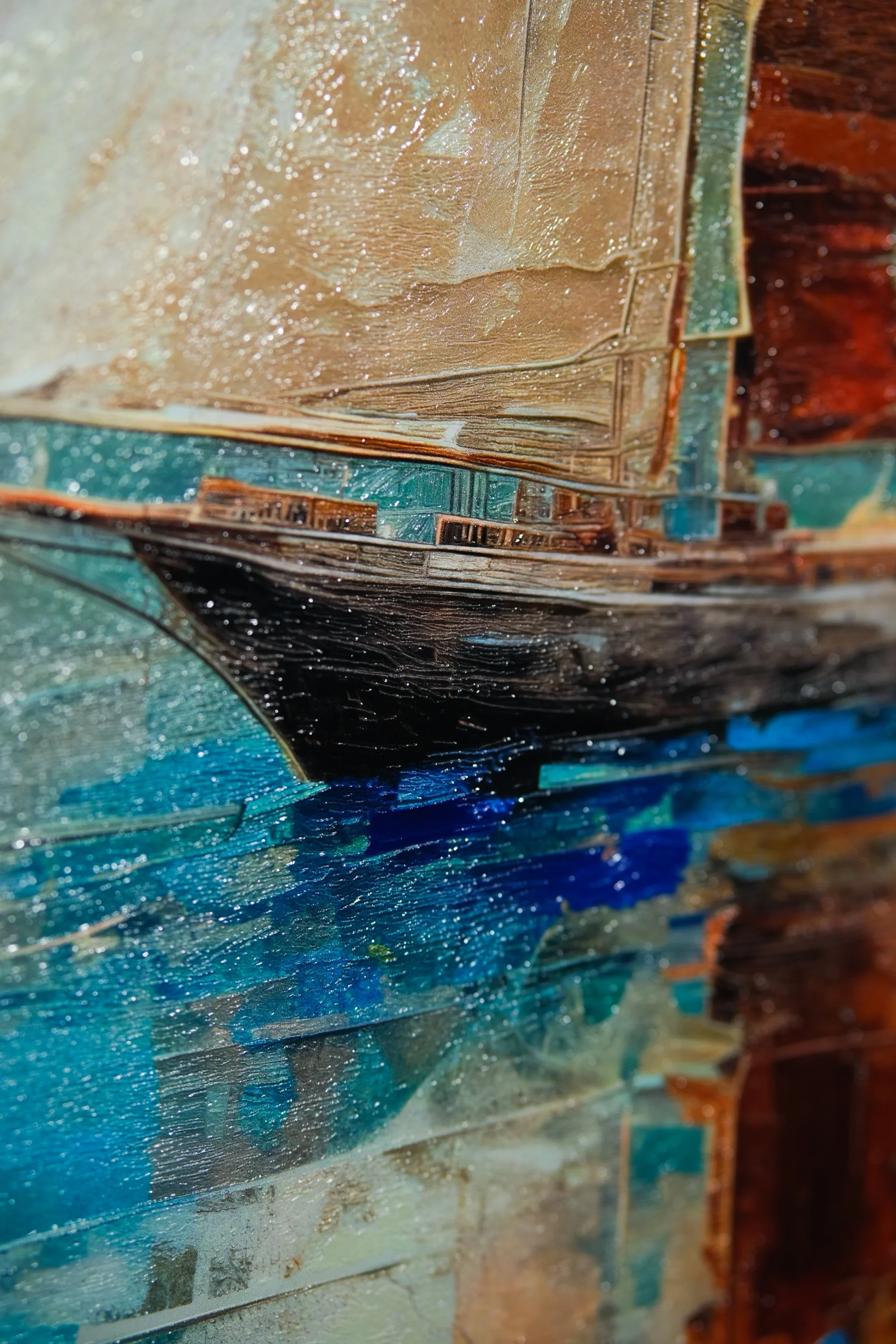 Quiet Voyage — Haptic 3D Embossed + High-Gloss Lacquer Print - Image 5
