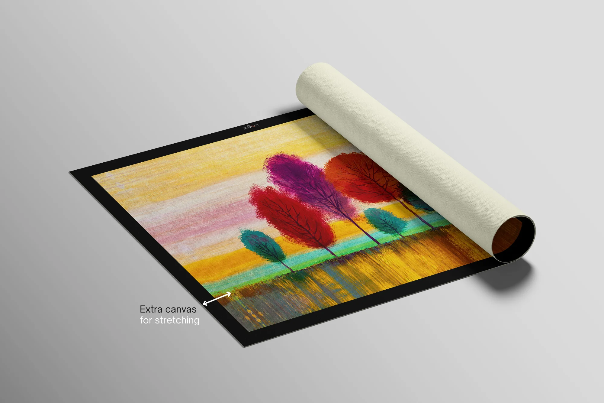 Radiant Chromatic Grove — 3D Haptic Embossed High-Gloss Luxury Wall Art - Image 8