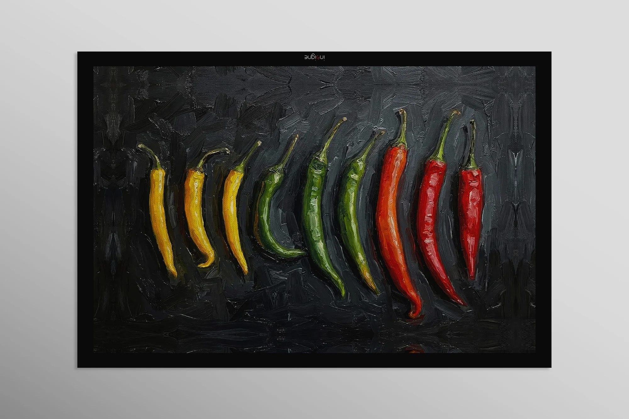 Radiant Spice Spectrum — 3D Haptic Embossed High-Gloss Luxury Wall Art - Image 10