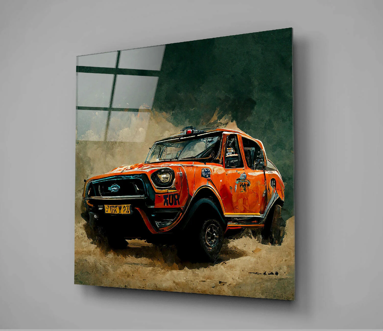 Racer Glass Wall Art || Designer Collection - Image 3
