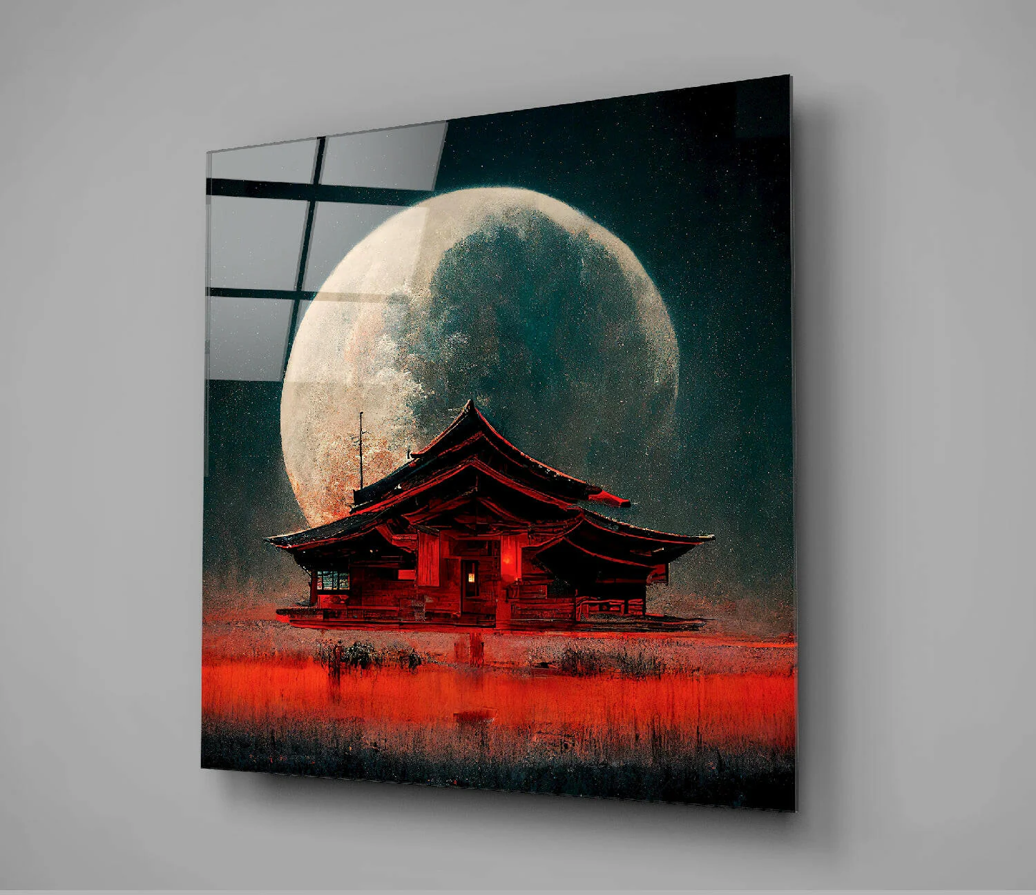 Monkeys' Home Glass Wall Art  || Designer Collection - Image 3