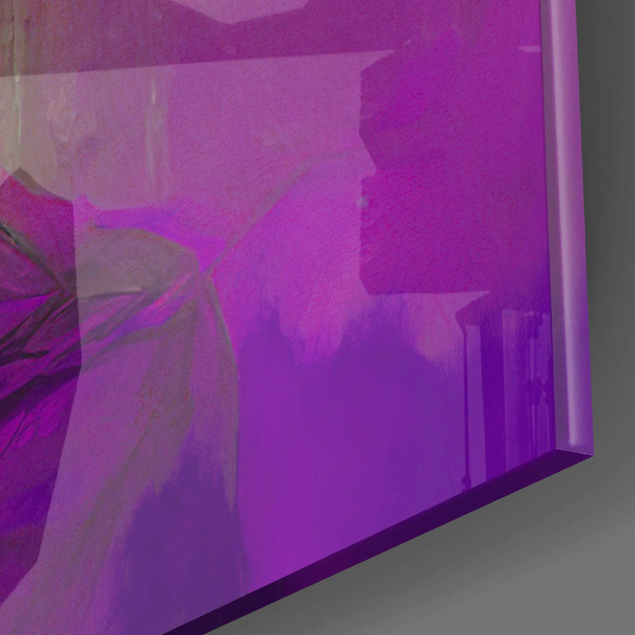 Purple Hat Glass Wall Art || Designer Collection - Image 4