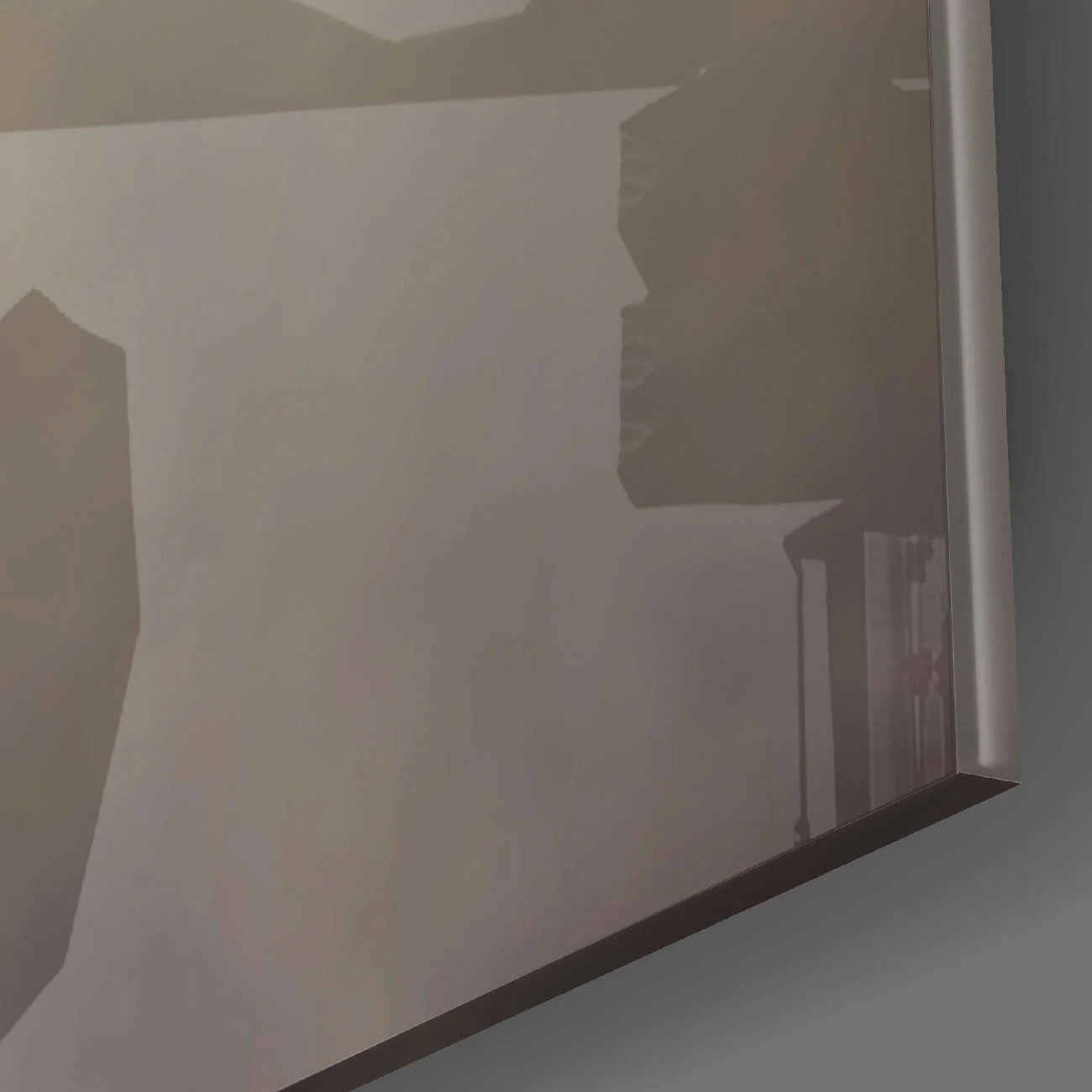 Smoky Skull Glass Wall Art || Designer Collection - Image 3