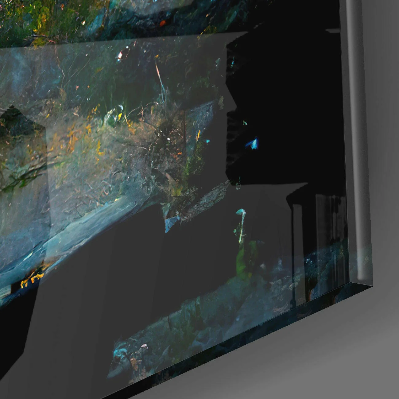 Raining Stars Glass Wall Art || Designer Collection - Image 3