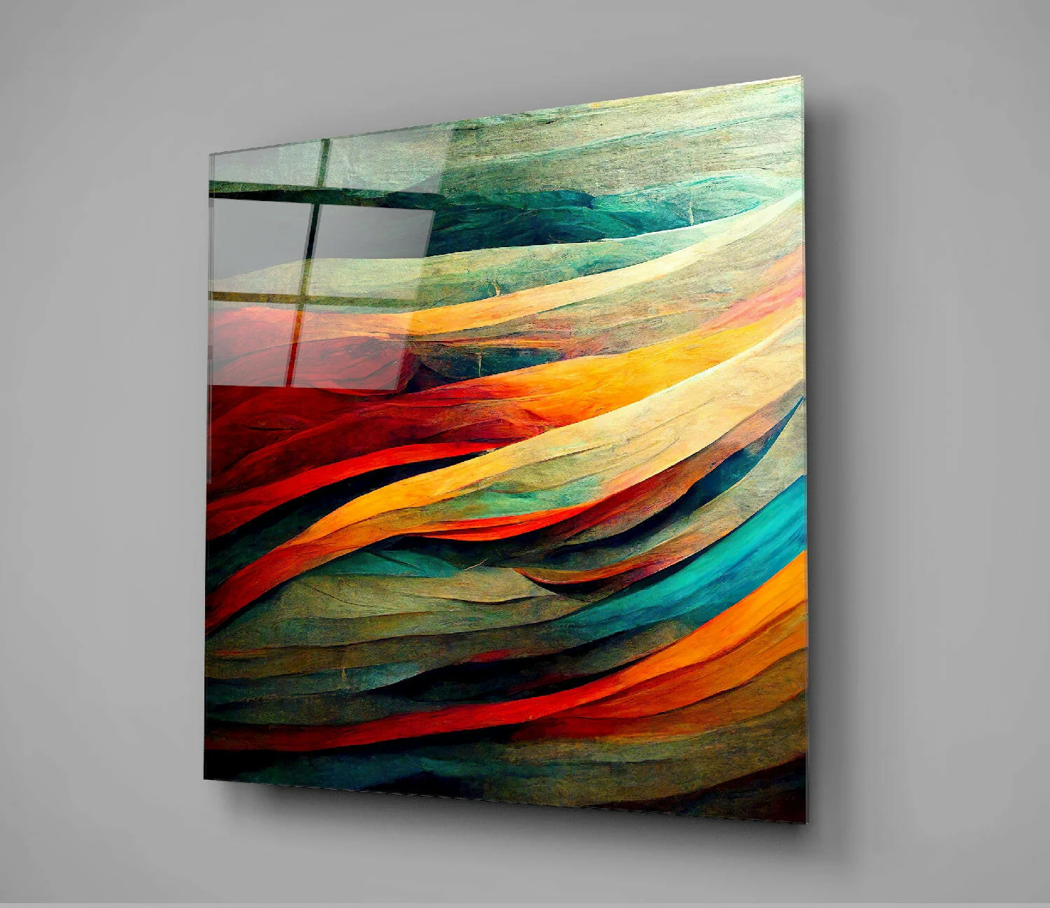 Flow Glass Wall Art  || Designers Collection - Image 2
