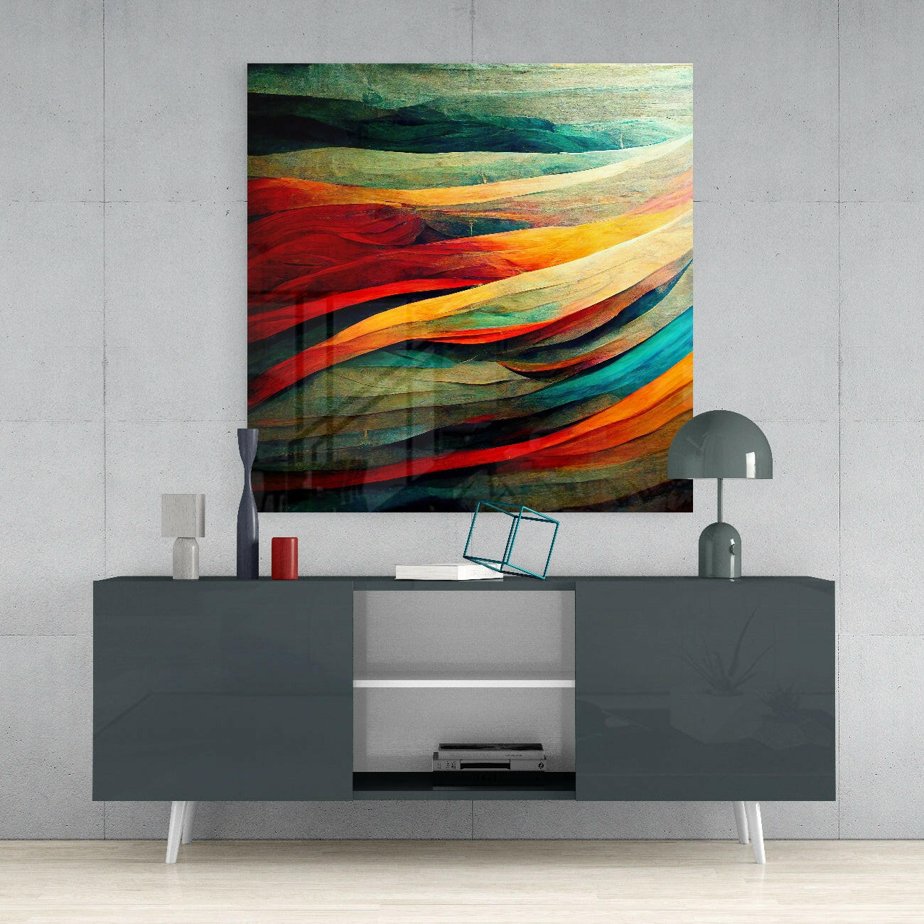 Flow Glass Wall Art  || Designers Collection - Image 4
