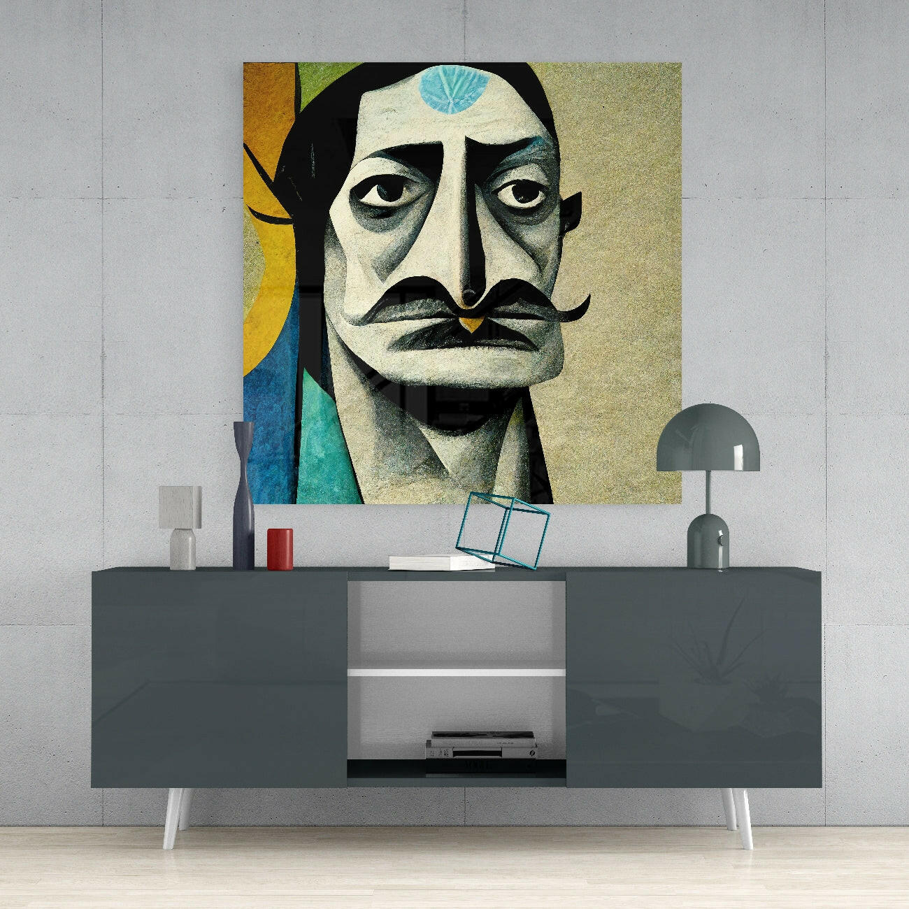 Salvador Glass Wall Art || Designer Collection - Image 4