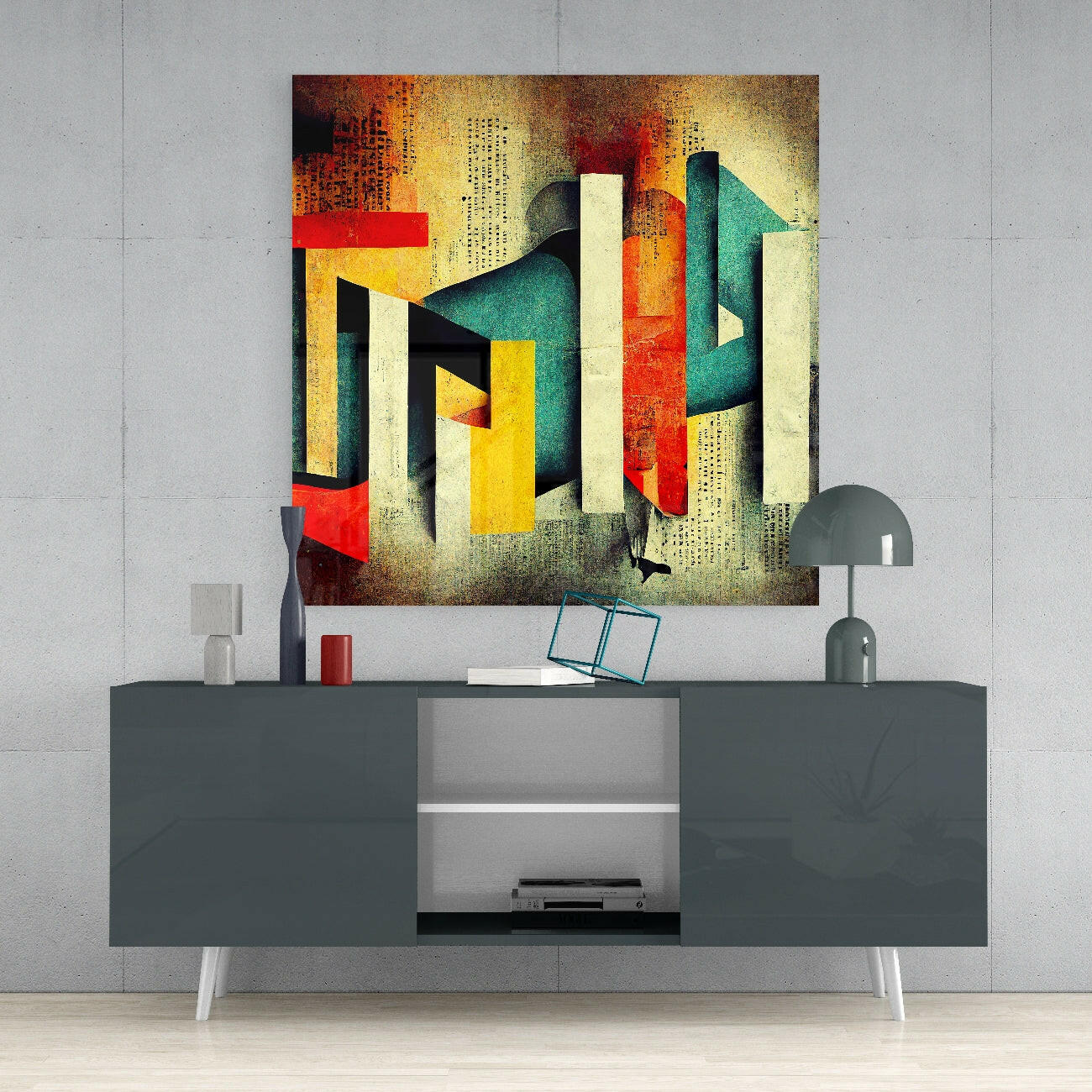 Lost Alphabet Glass Wall Art  || Designer Collection - Image 4