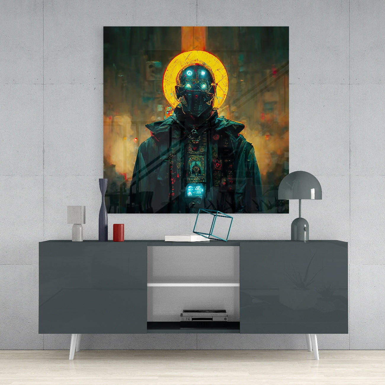 The Conqueror Glass Wall Art || Designer Collection - Image 4