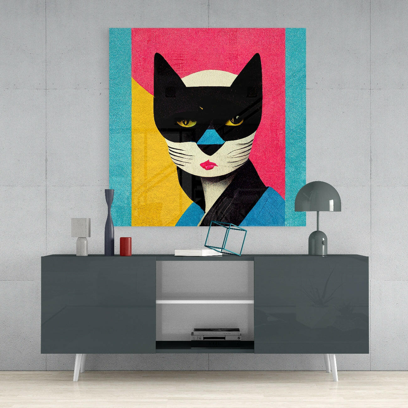 Masked Glass Wall Art  || Designer Collection - Image 4
