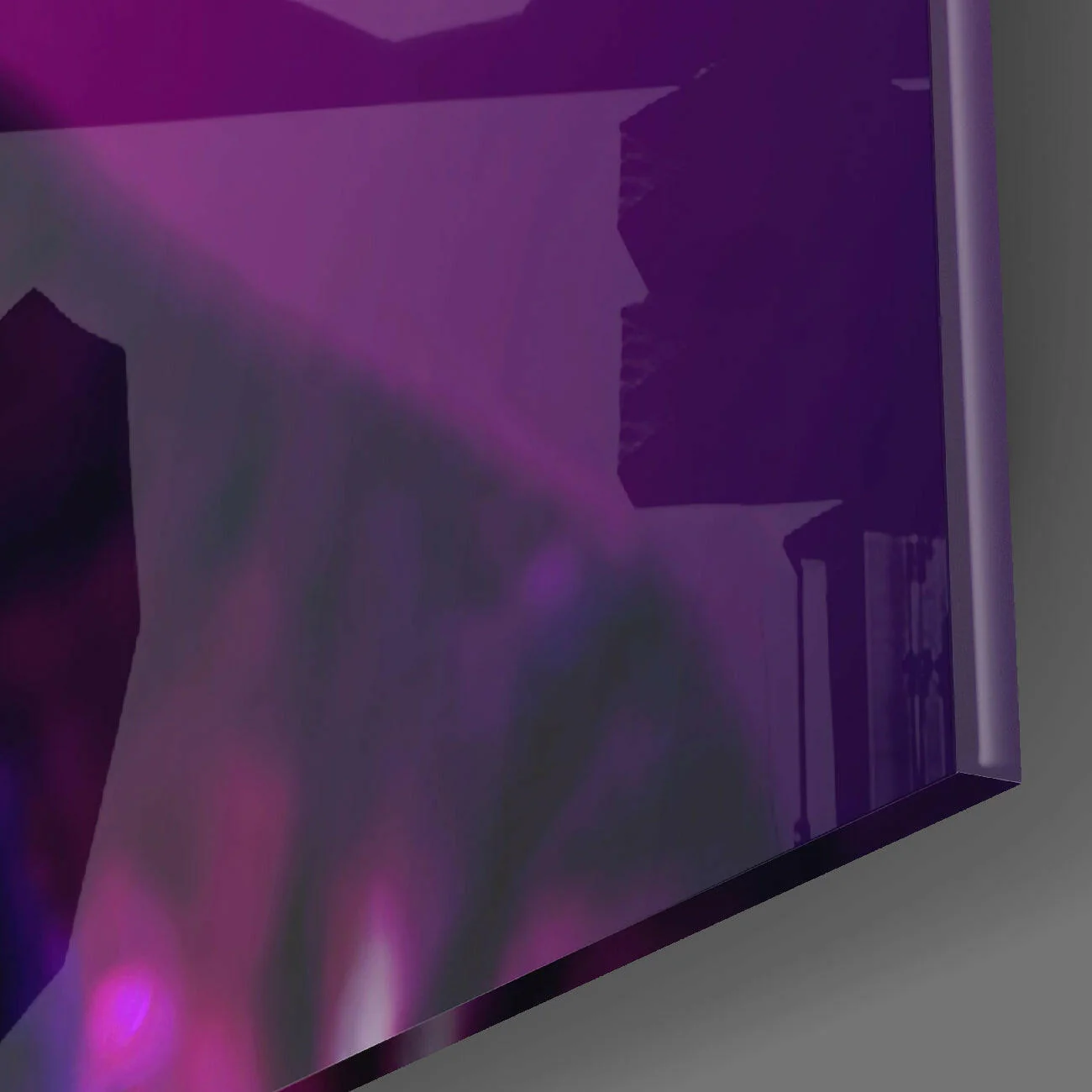 Curious Cat Glass Wall Art  || Designers Collection - Image 3