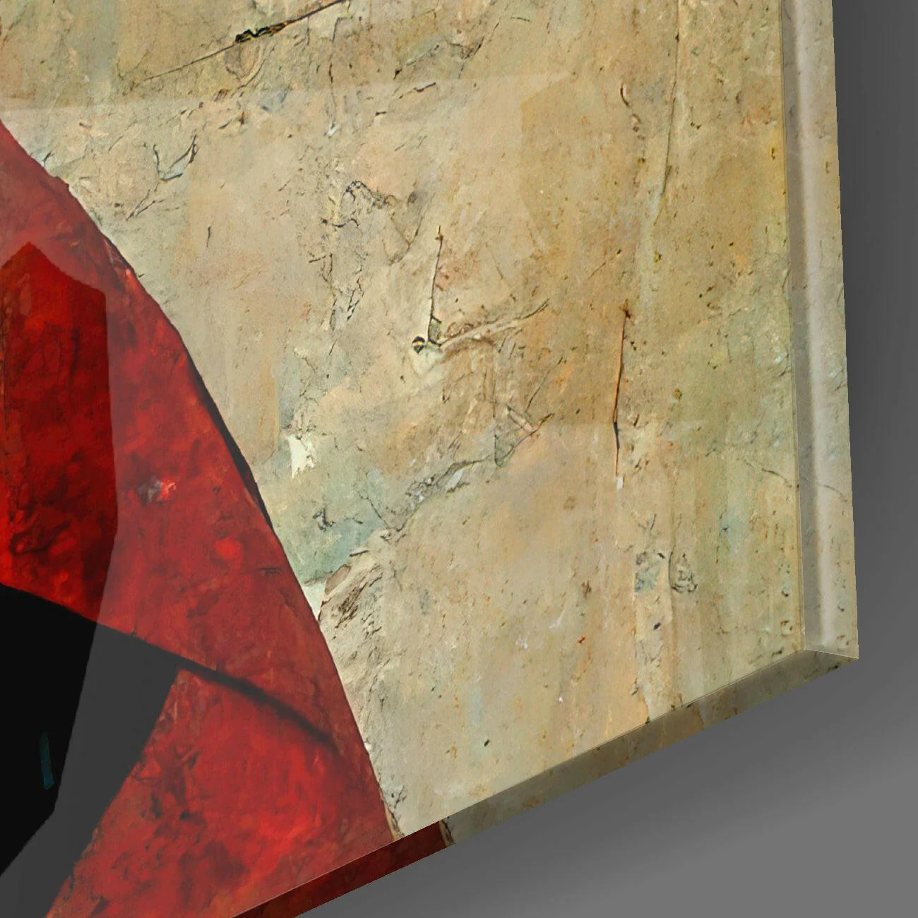 The Hug Glass Wall Art || Designer Collection - Image 3