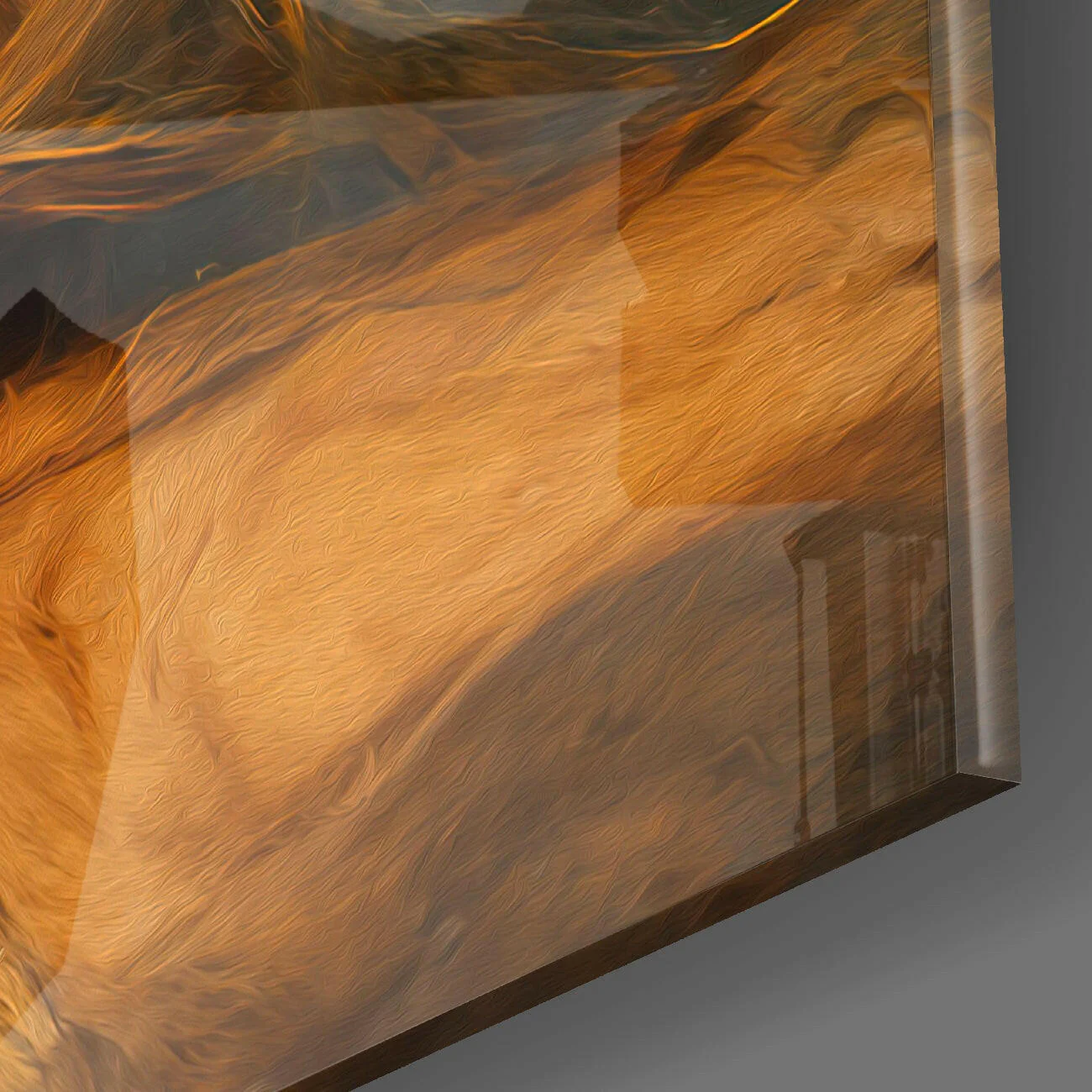 Meditation Glass Wall Art  || Designer Collection - Image 3