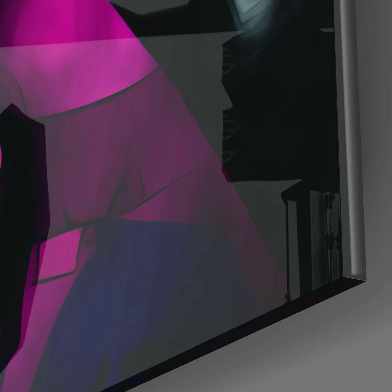 Picasso's Mind Glass Wall Art  || Designer Collection - Image 3