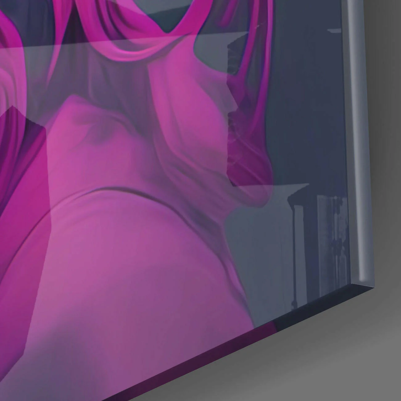 Smoked Thoughts Glass Wall Art || Designer Collection - Image 3
