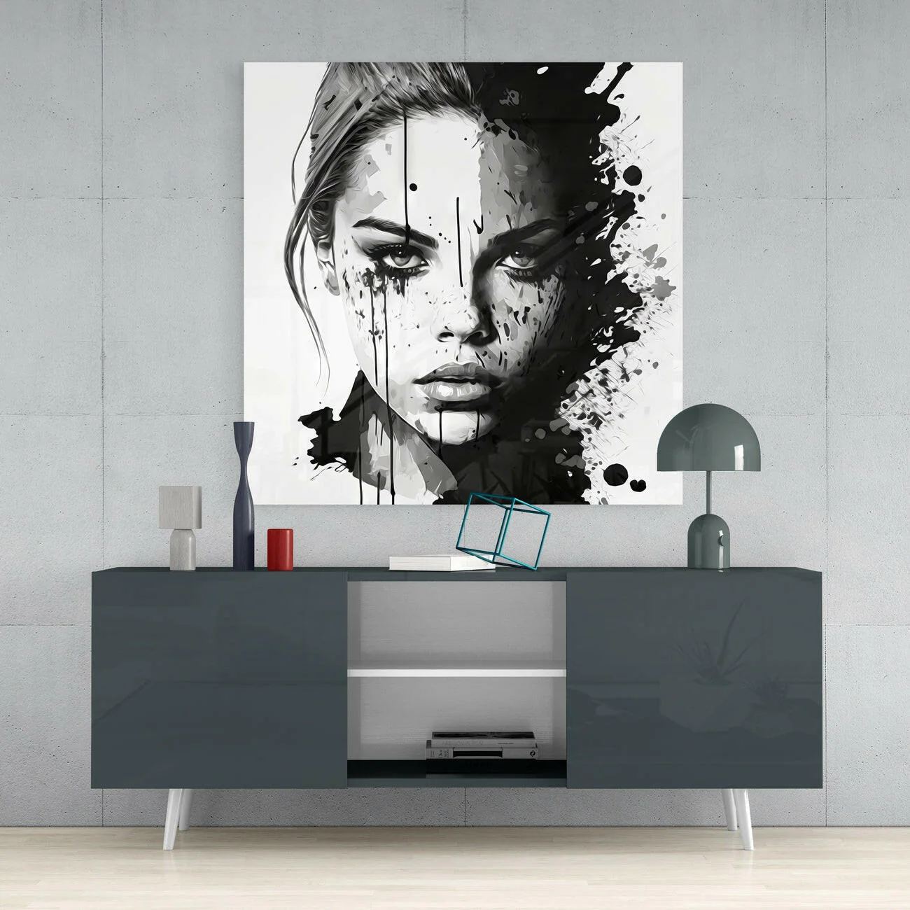 Woman Glass Wall Art  || Designer Collection - Image 4