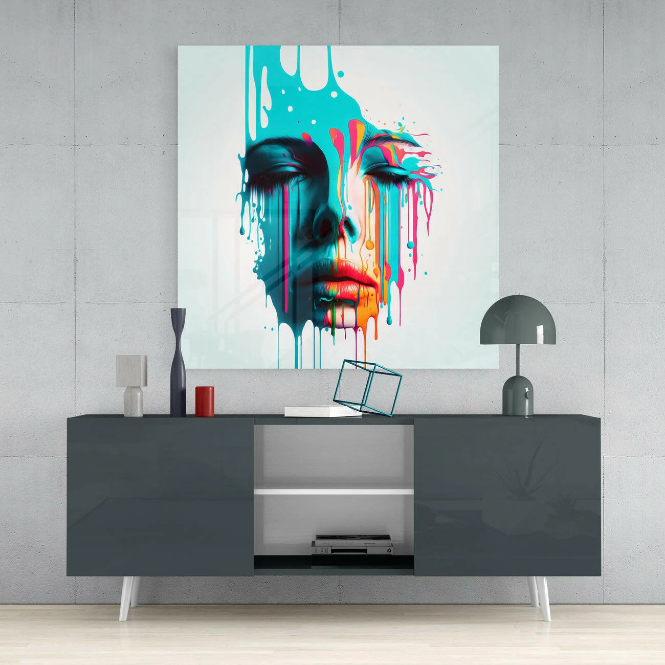 Face of Her Glass Wall Art  || Designers Collection - Image 4