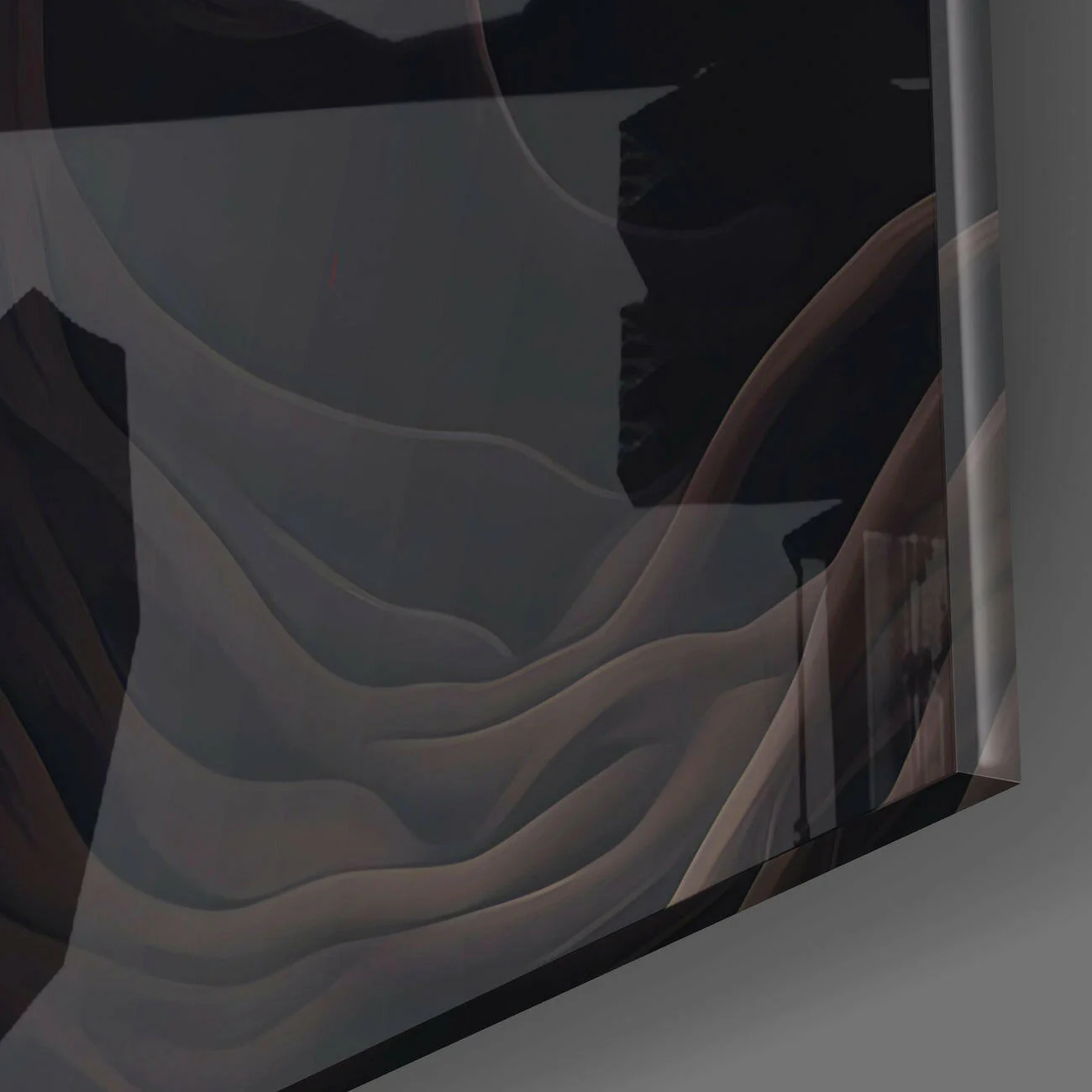 The Wrath of the Woman Glass Wall Art  || Designer Collection - Image 3