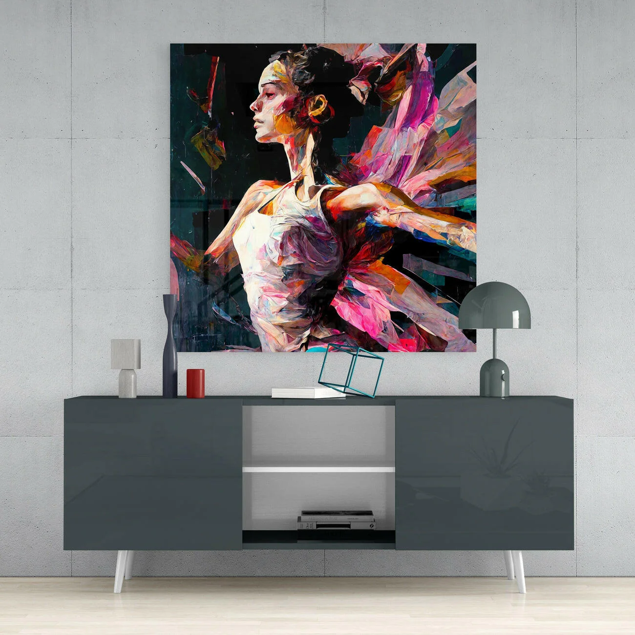 Ballerina Glass Wall Art  || Designers Collection - Image 4