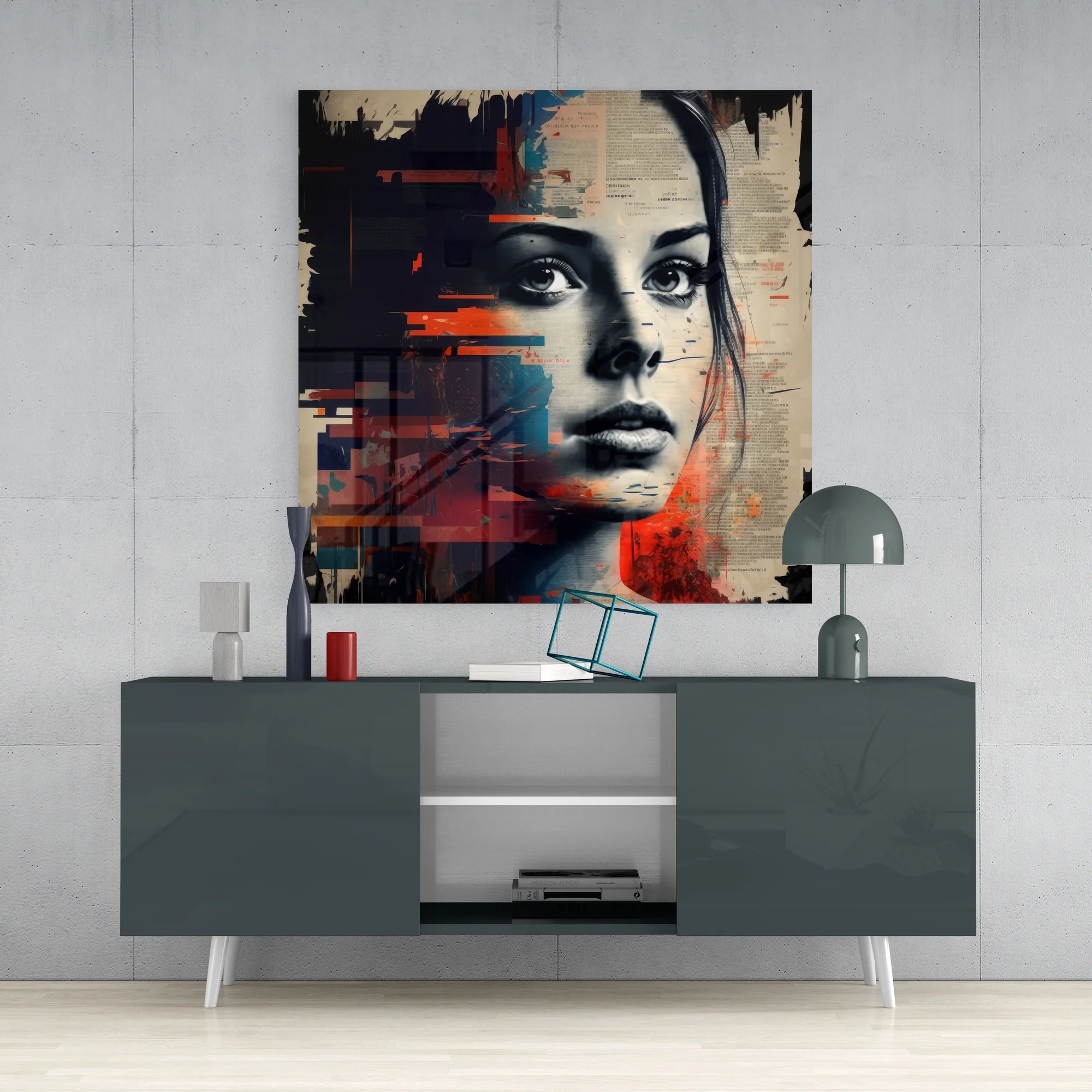 Women Glass Wall Art || Designers Collection - Image 4