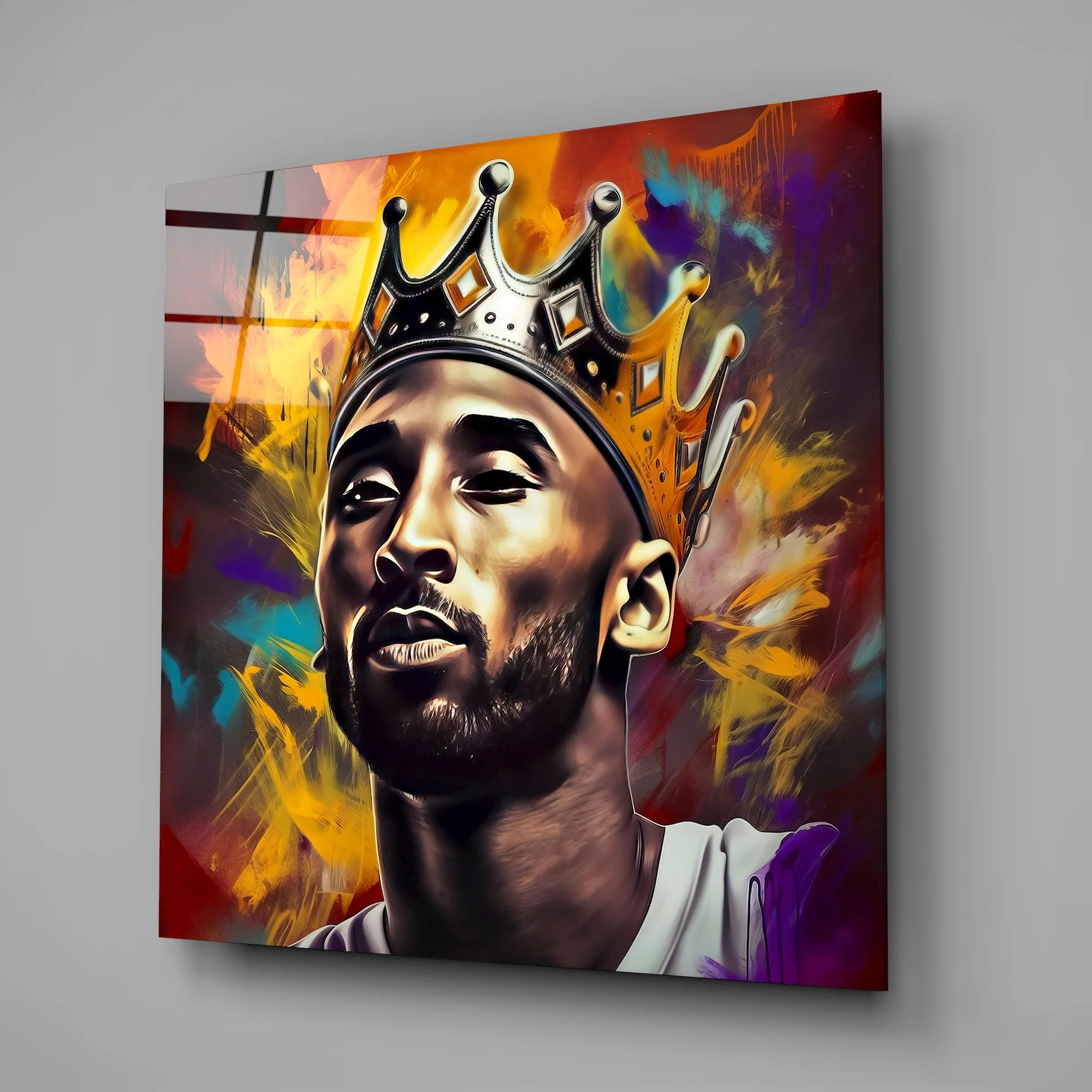 Kobe Bryant Glass Wall Art  || Designers Collection - Image 2