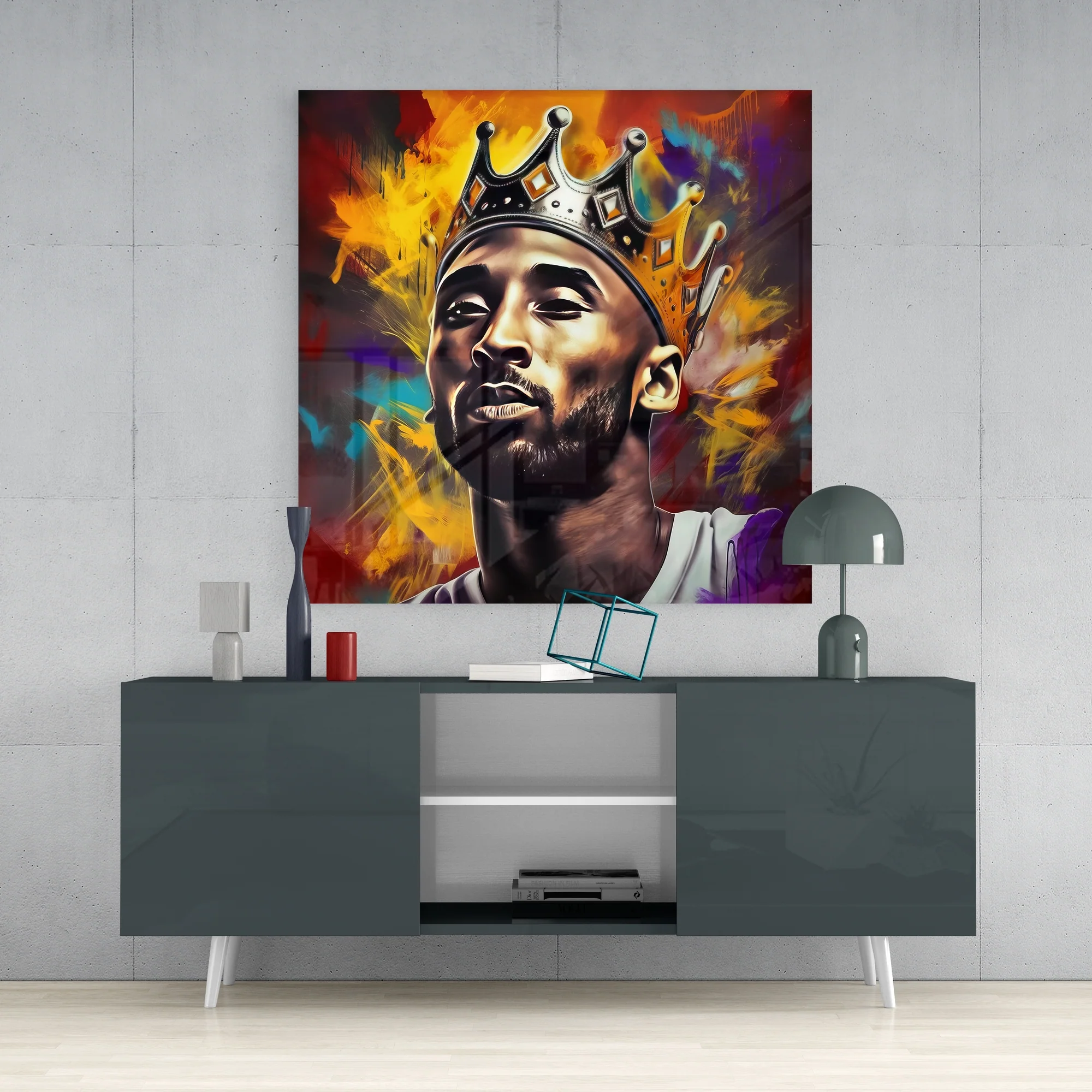 Kobe Bryant Glass Wall Art  || Designers Collection - Image 4