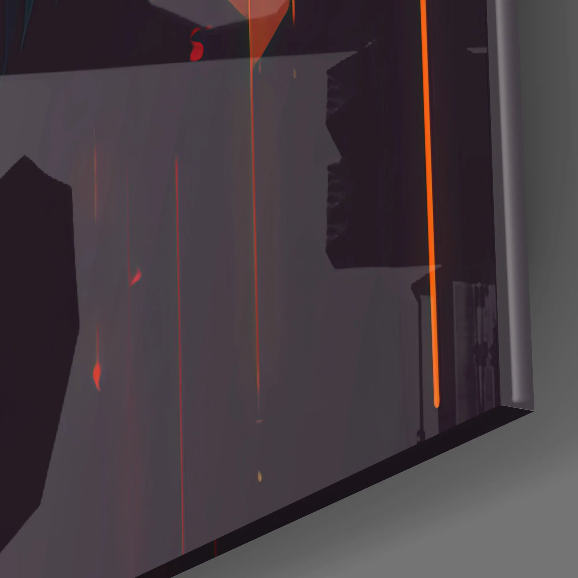 Ape the Thinker Glass Wall Art  || Designers Collection - Image 3