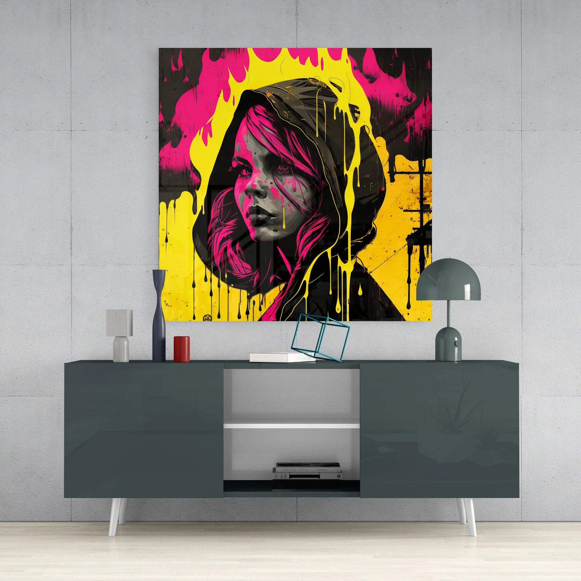 Woman Glass Wall Art || Designers Collection - Image 4