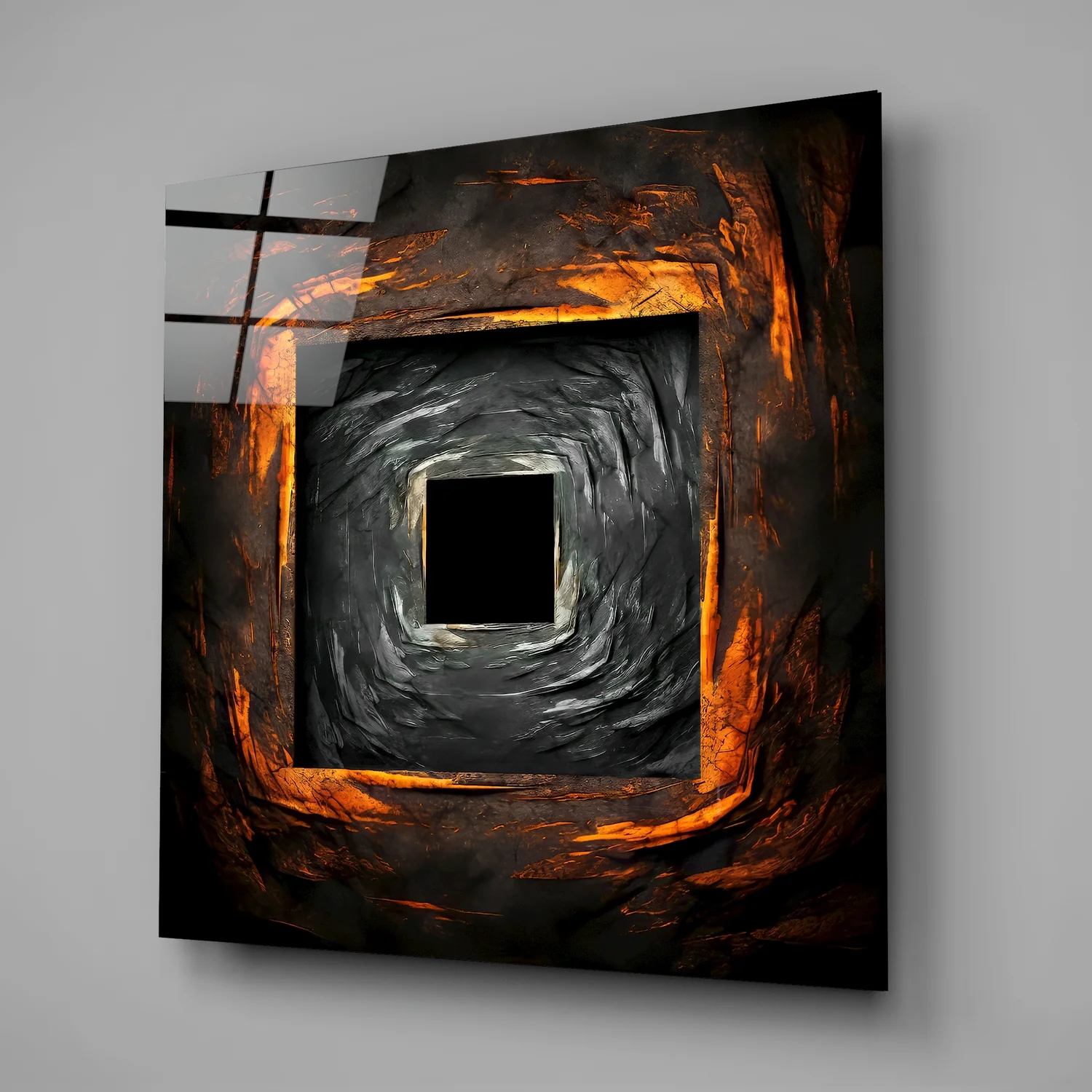 Square Hole Glass Wall Art - Image 2