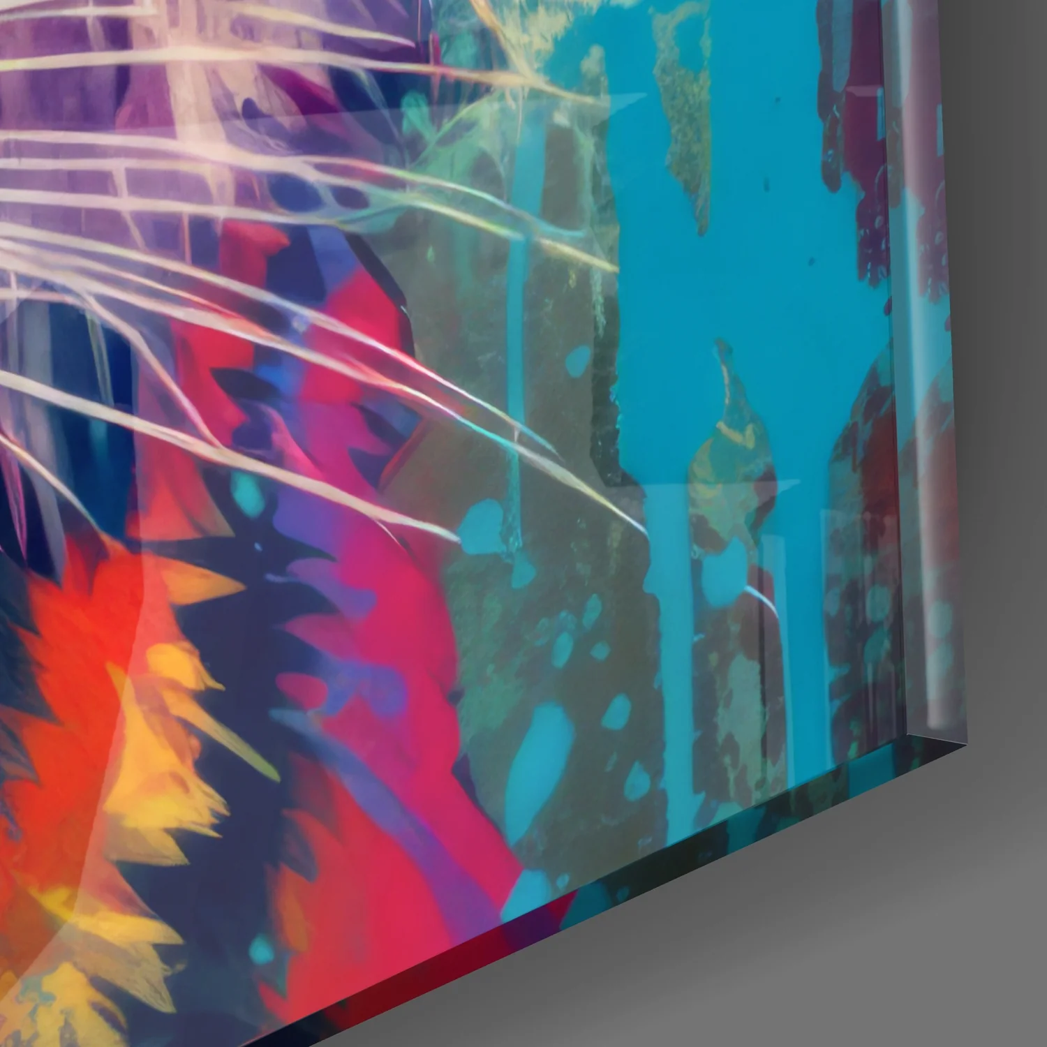 Cool Tiger Glass Wall Art - Image 3