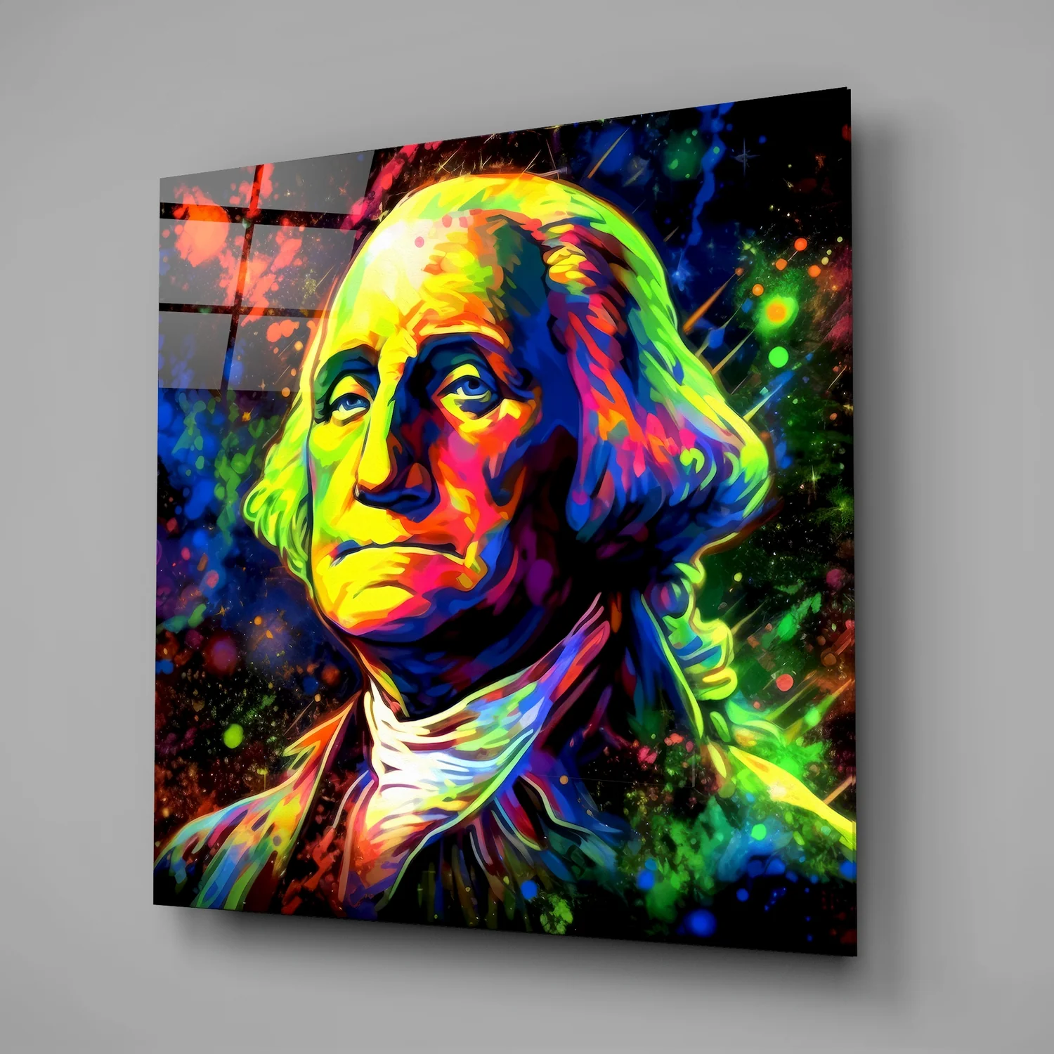 Benjamin Franklin Glass Wall Art - Image 2