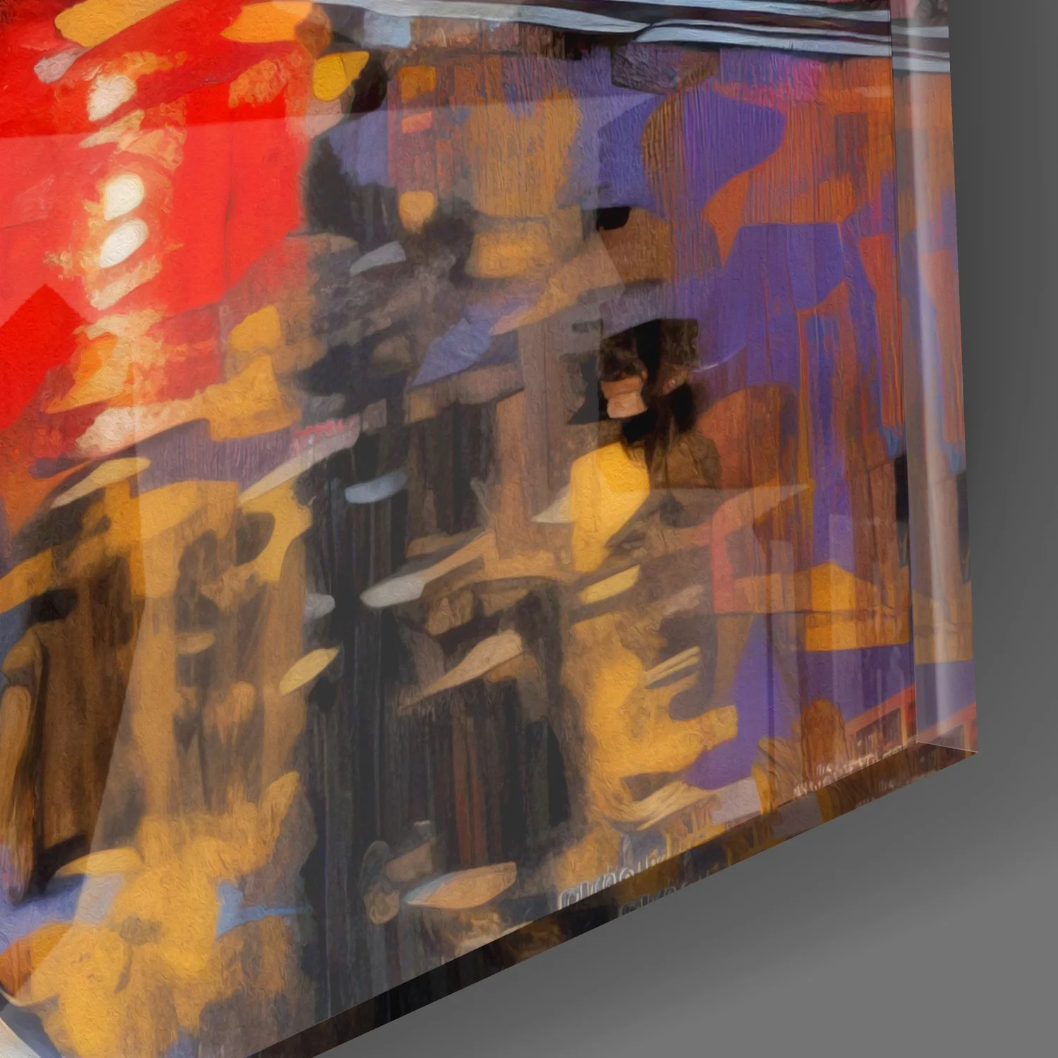 Istiklal Street Glass Wall Art - Image 3