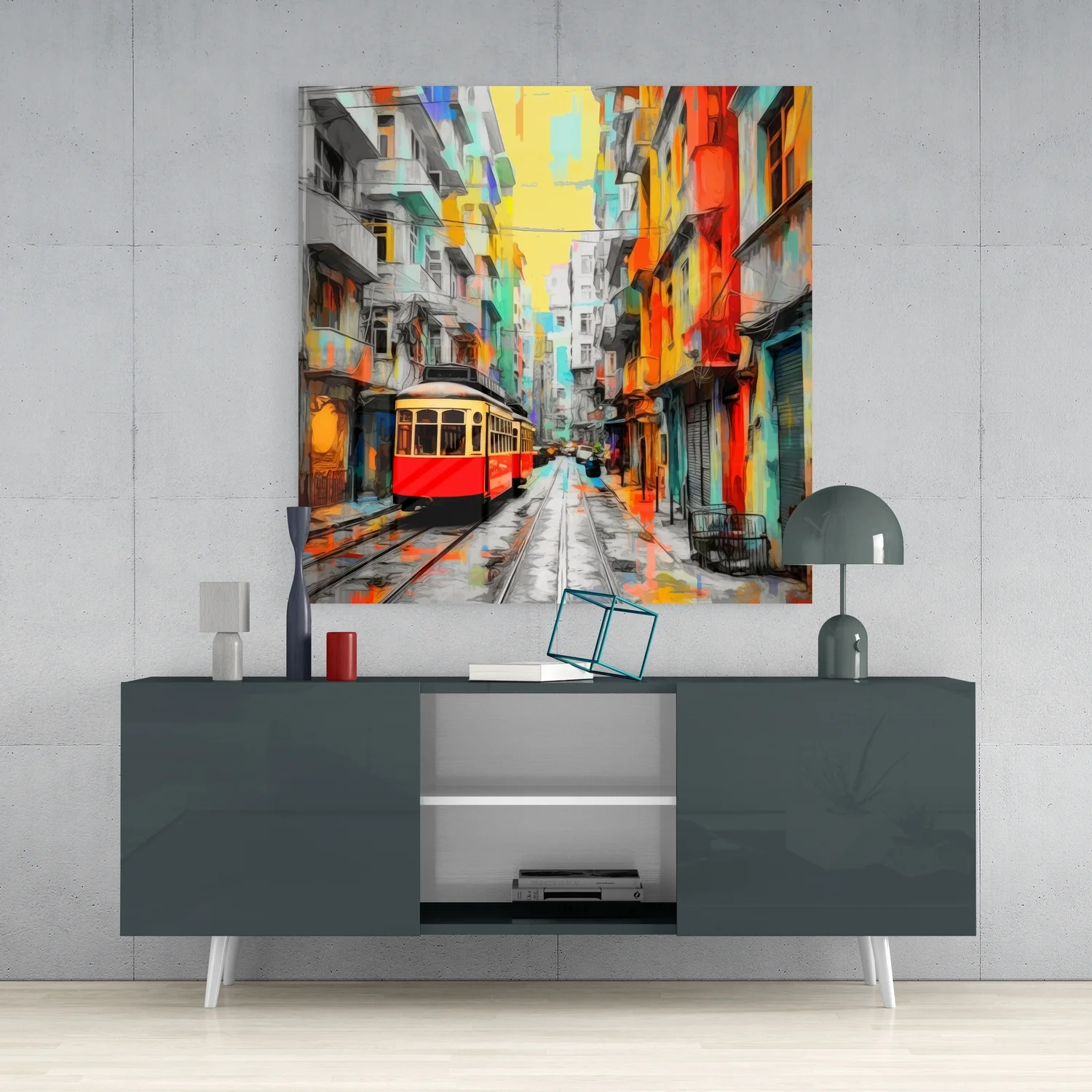 Tram Glass Wall Art - Image 4