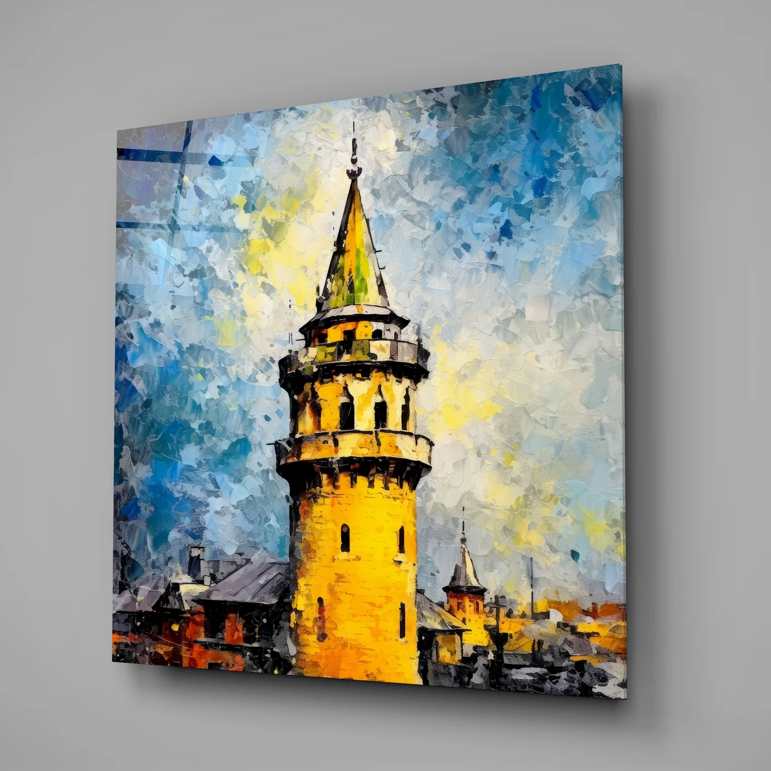 Galata Tower Glass Wall Art - Image 2