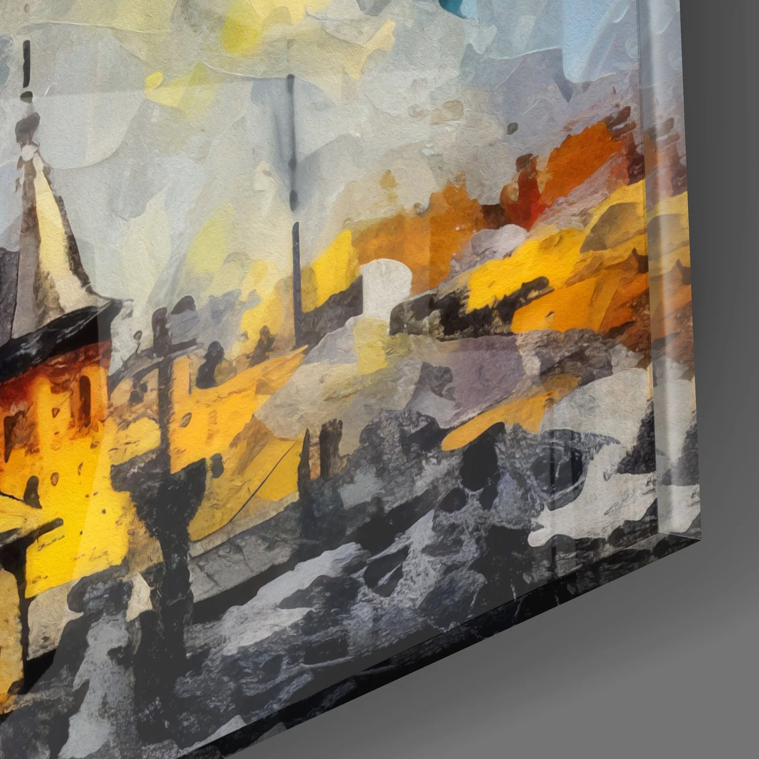 Galata Tower Glass Wall Art - Image 3