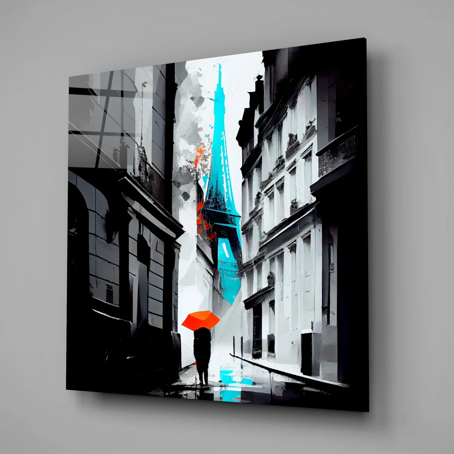 Eiffel Glass Wall Art - Image 2