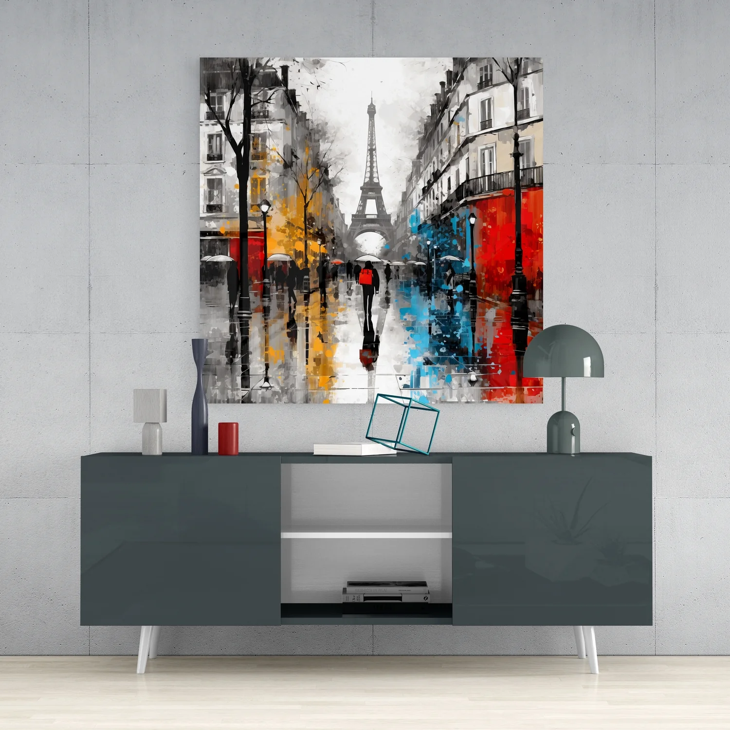 Eiffel Glass Wall Art - Image 4