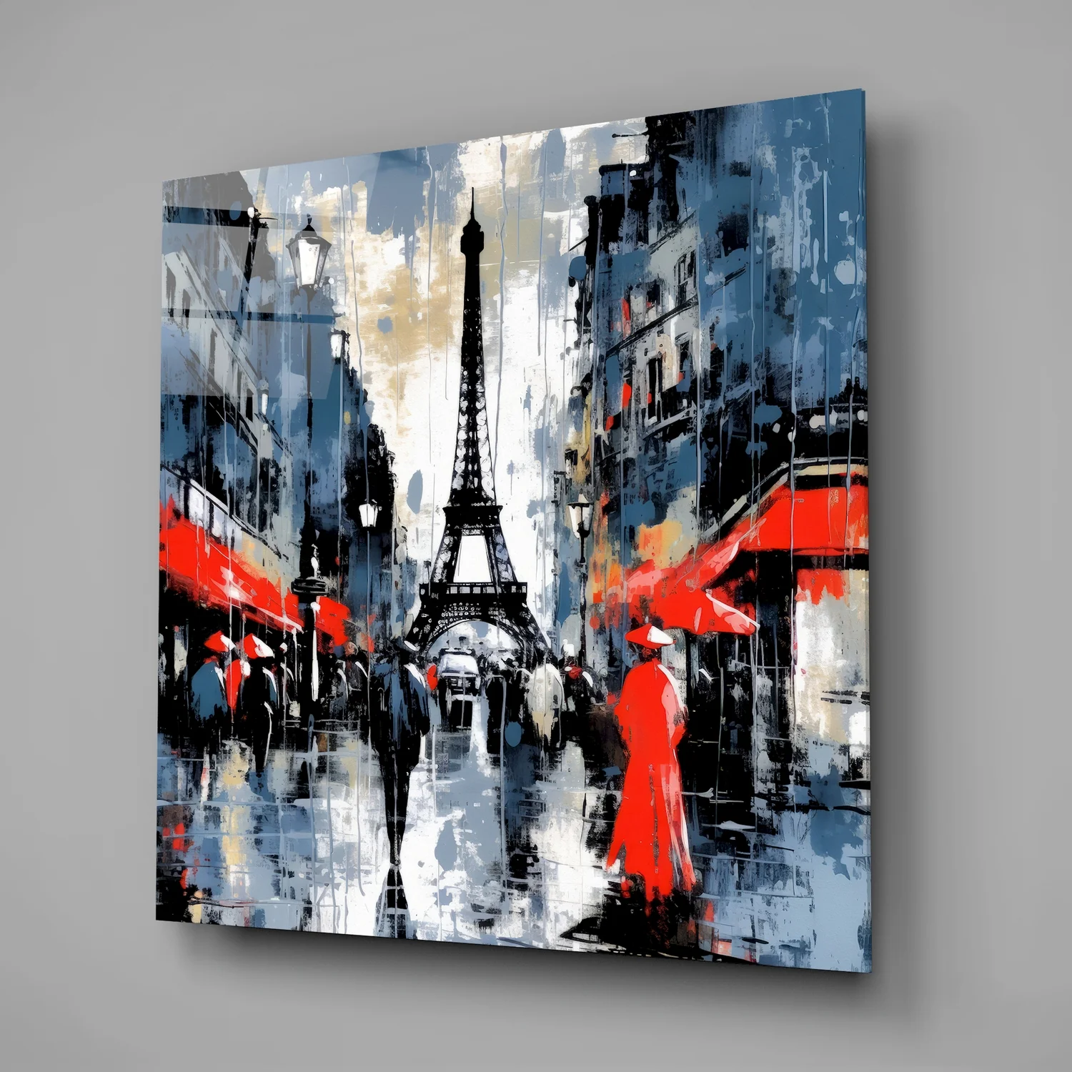 Eiffel Glass Wall Art - Image 2