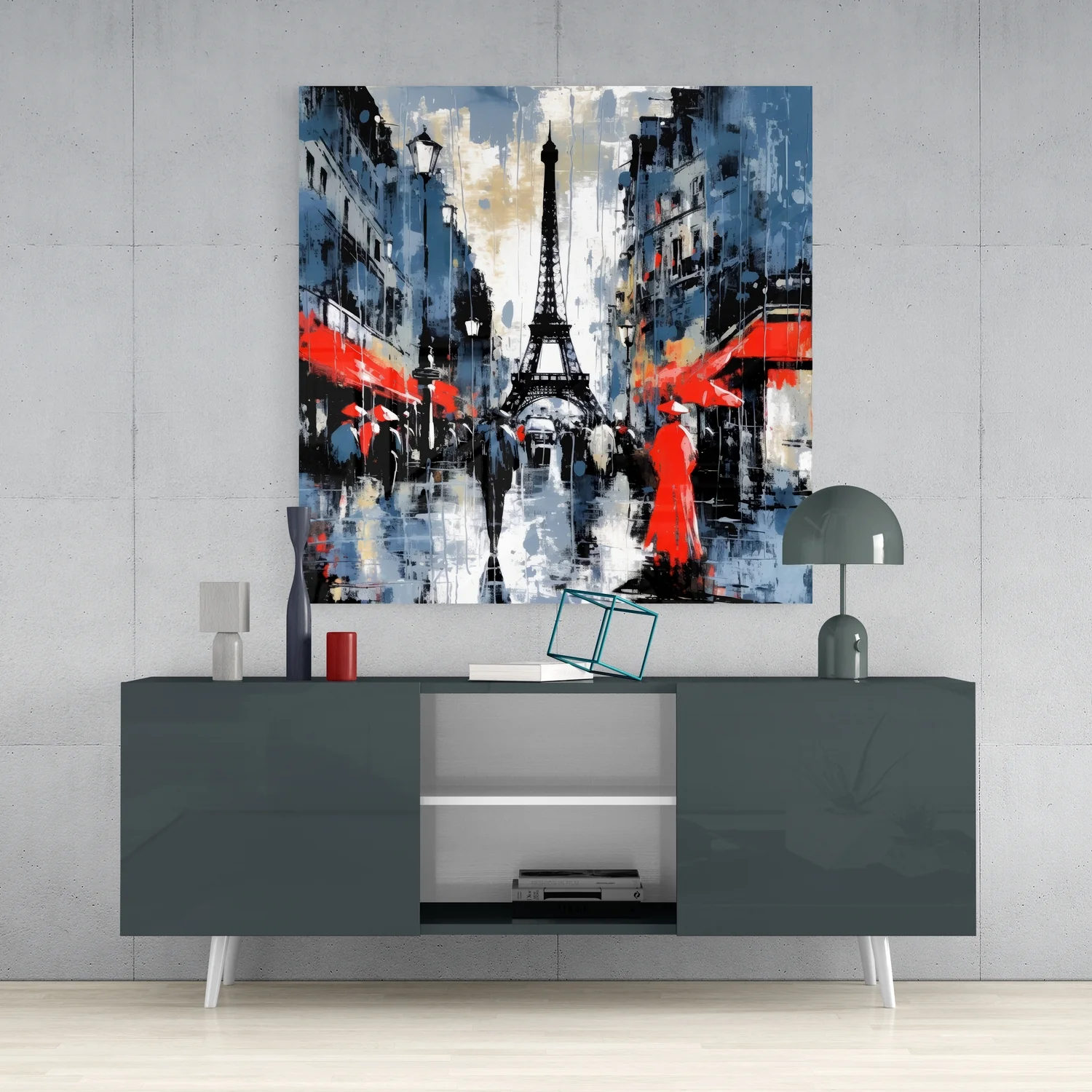 Eiffel Glass Wall Art - Image 4