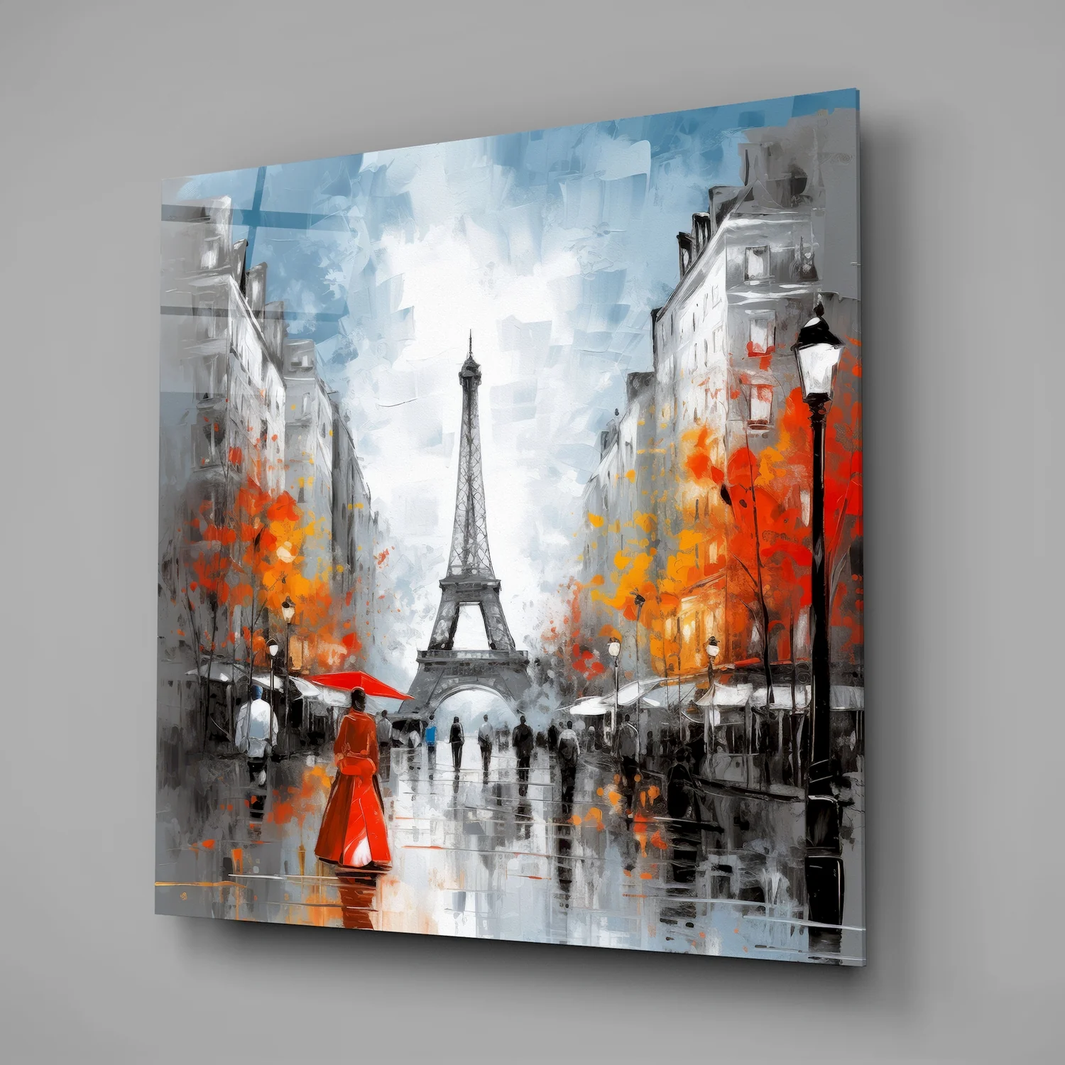 Eiffel Glass Wall Art - Image 2