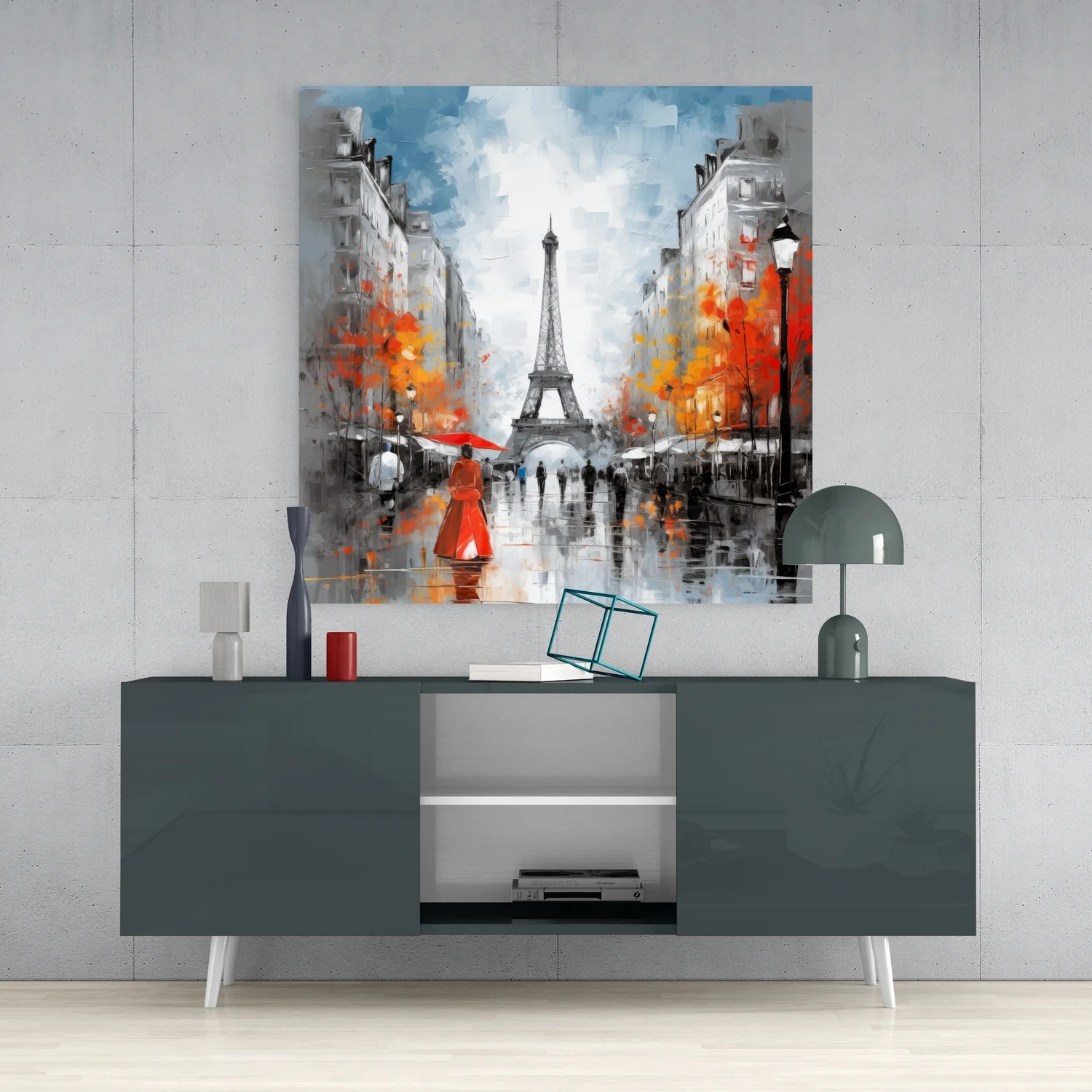 Eiffel Glass Wall Art - Image 4