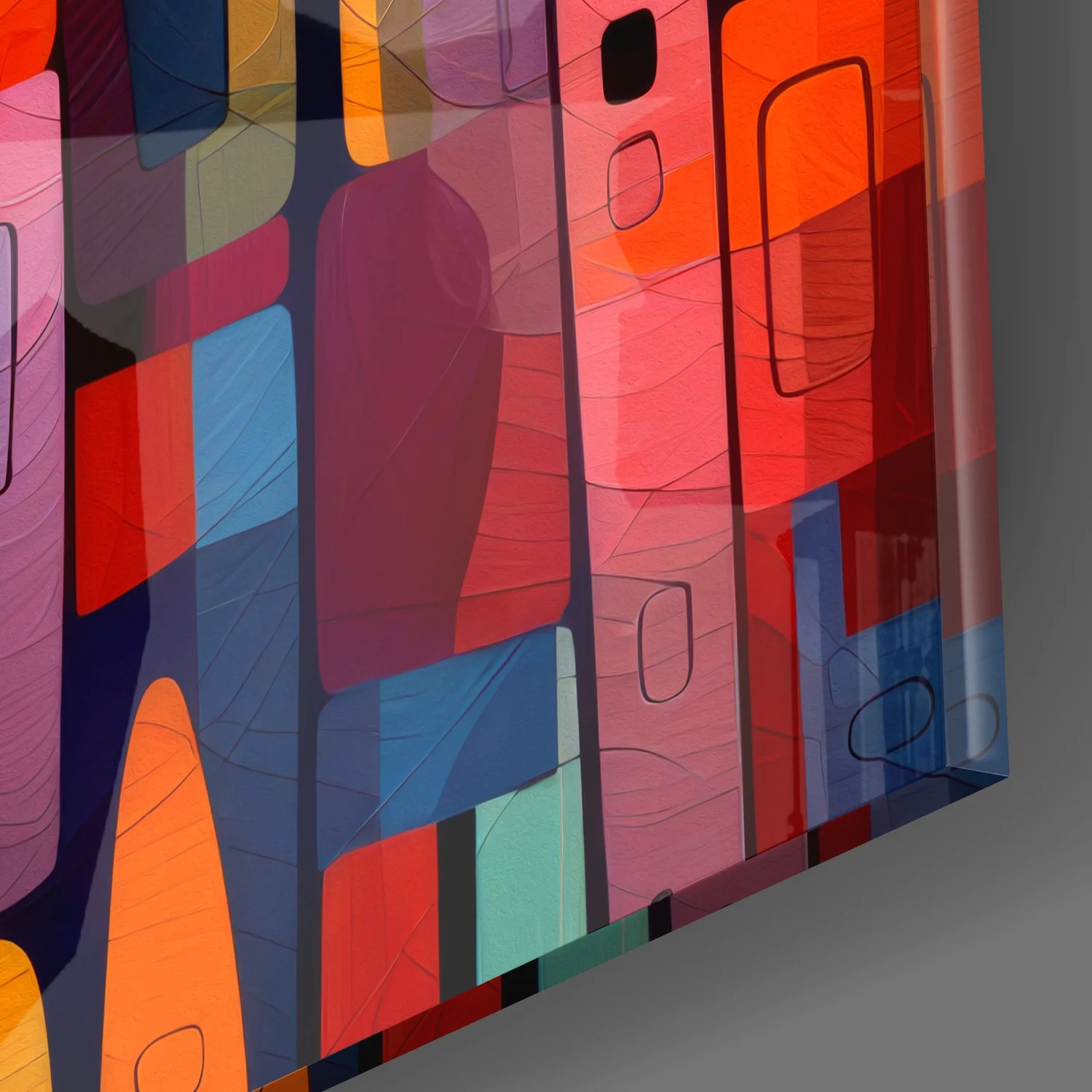 Modern Art Glass Wall Art - Image 3