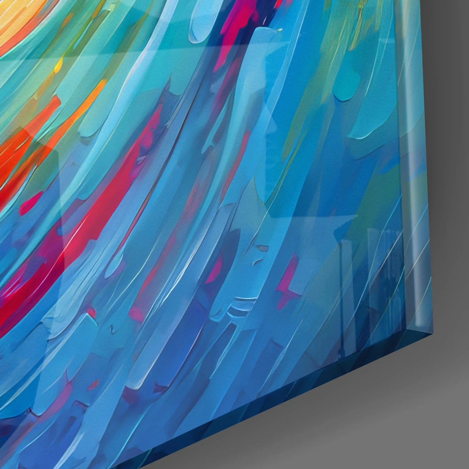 Colorful Hole Glass Wall Art|| Designer's Collection - Image 3