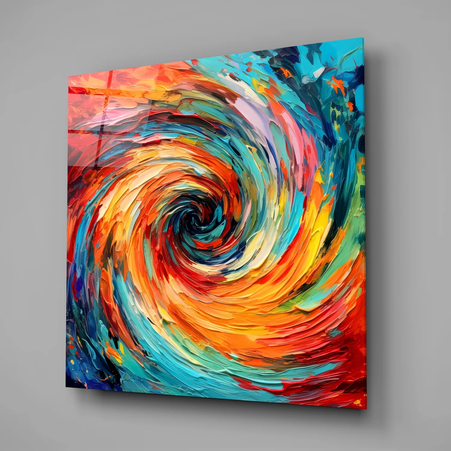 Colorful Hole Glass Wall Art|| Designer's Collection - Image 2