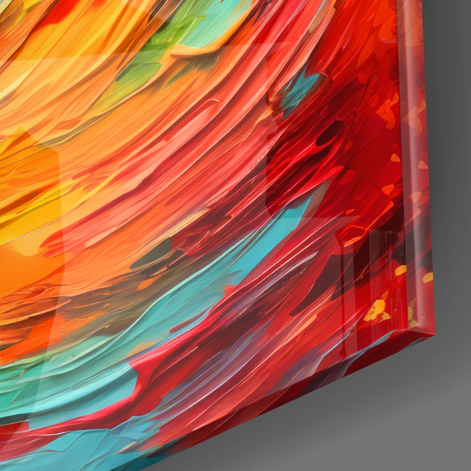 Colorful Hole Glass Wall Art|| Designer's Collection - Image 3